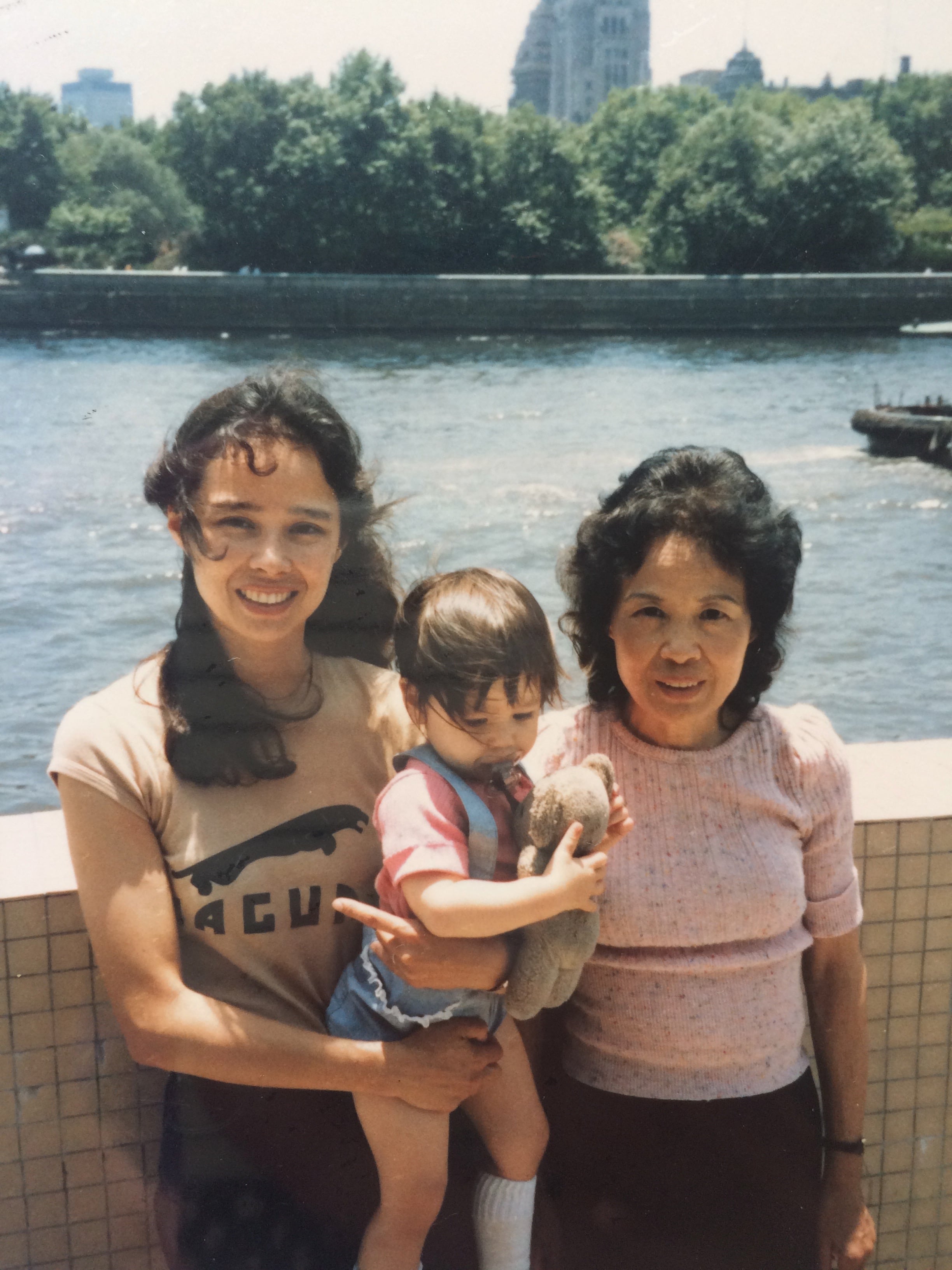 Tessa Hulls as a baby, with her mother, Rose (left) and her grandmother, pictured in China, circa 1986. Photo from the family album.
