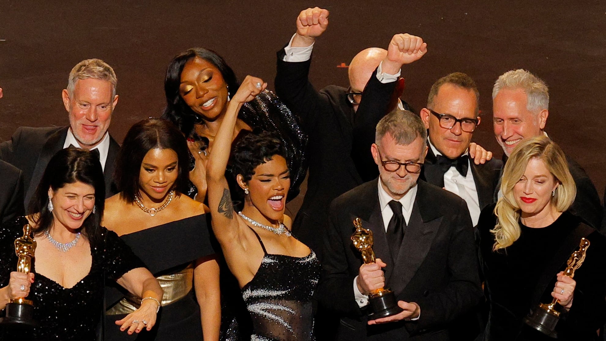 ‘One Battle After Another’ wins six Oscars in a ceremony with few references to politics or war