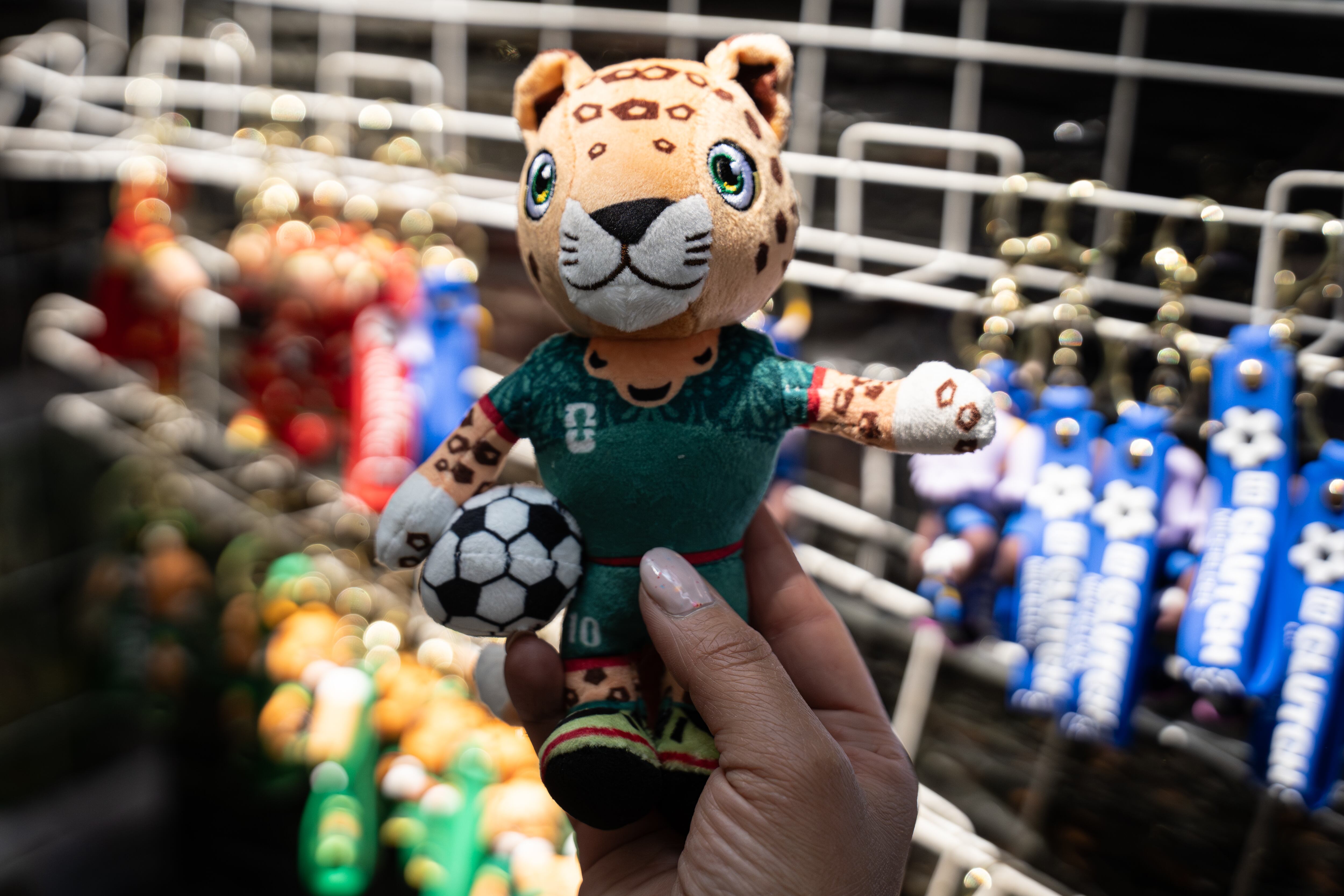 Zayu Plush, Mexico's mascot for the World Cup.