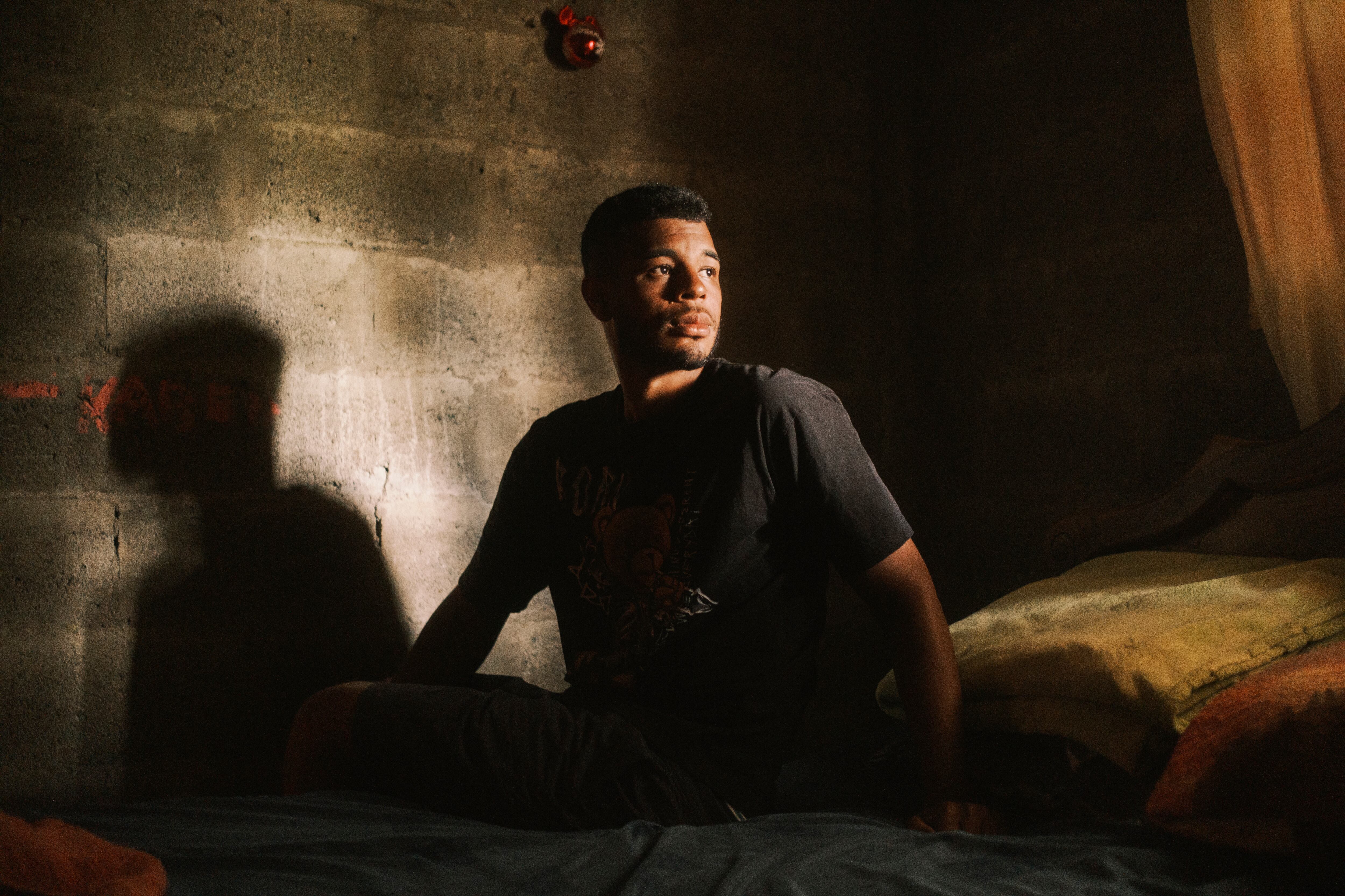 Elmer Puliche, nephew of José Ciro Puliche, at his home in the rural area of ​​Cajibío, Cauca, on April 30.

