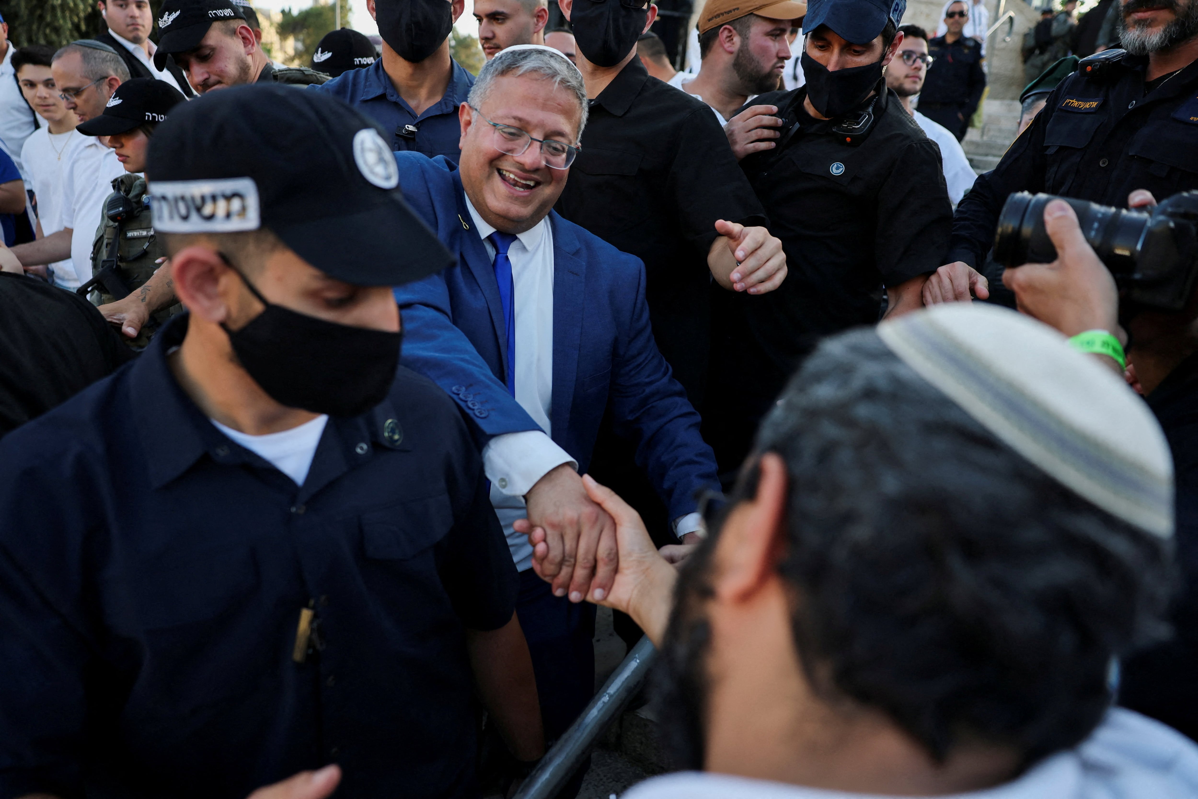Itamar Ben-Gvir, the ultranationalist Israeli minister who was rejected by the army for his extremism