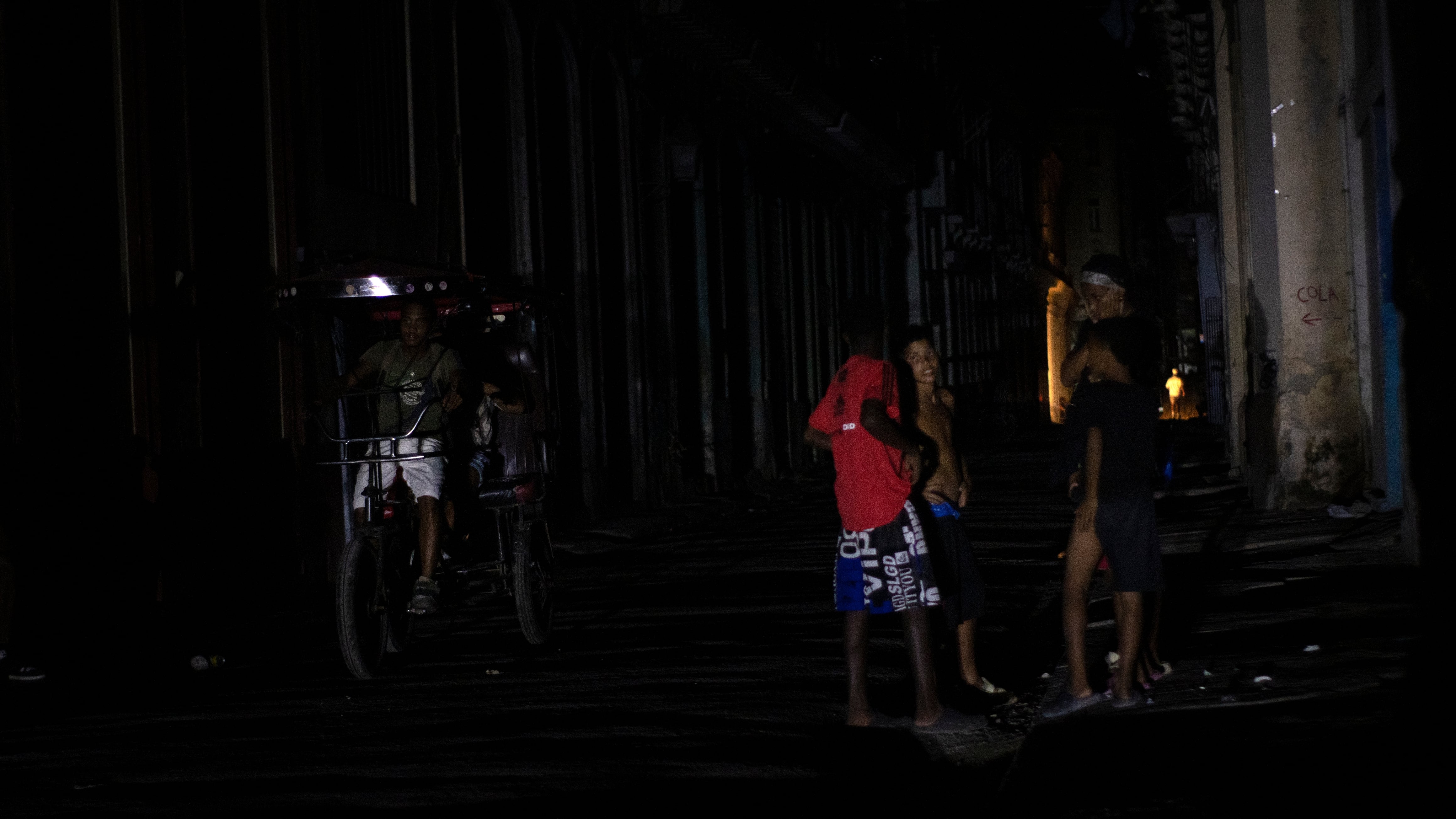 A blackout in central Havana, in 2026.