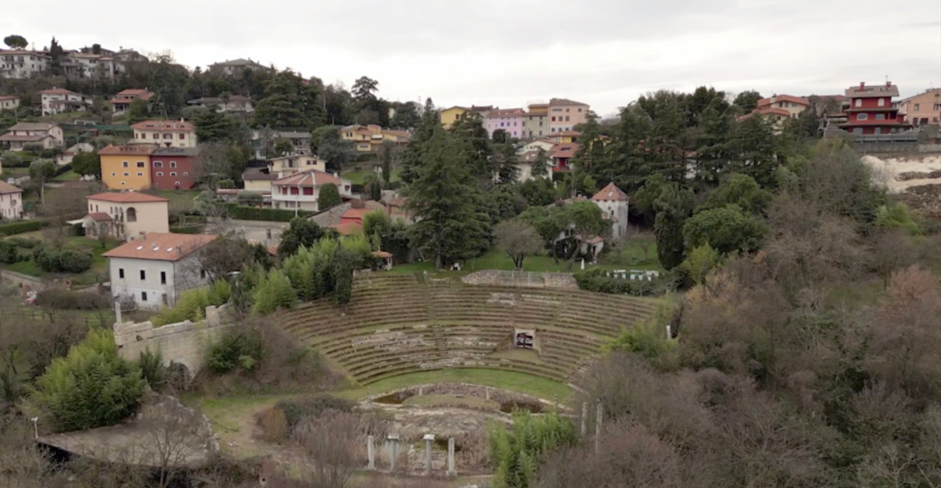 The incredible story of the man who built a fake Roman theater in Italy and sold tickets to visit it