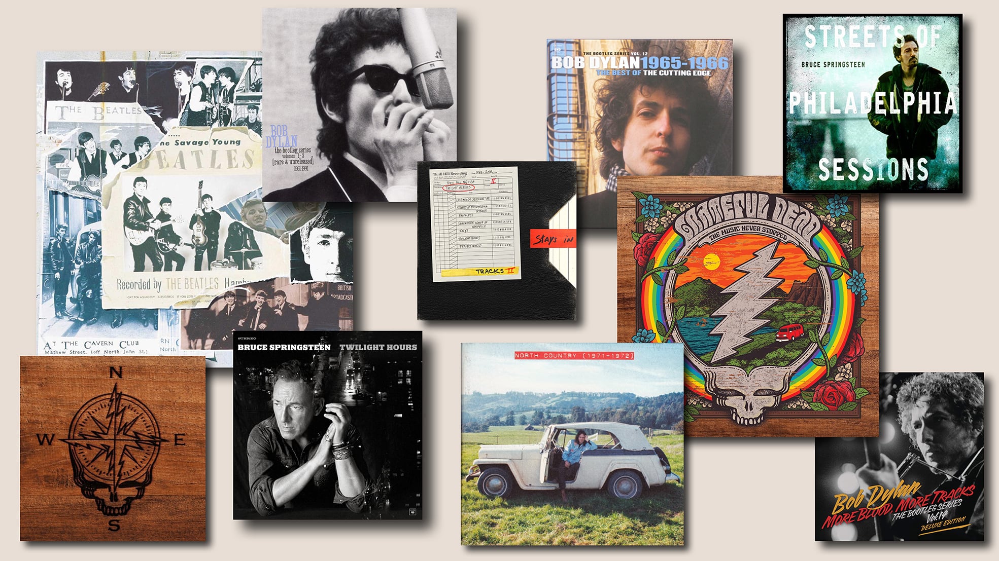 The Beatles, Dylan and Springsteen plunder the archives: Rock in liquidation?