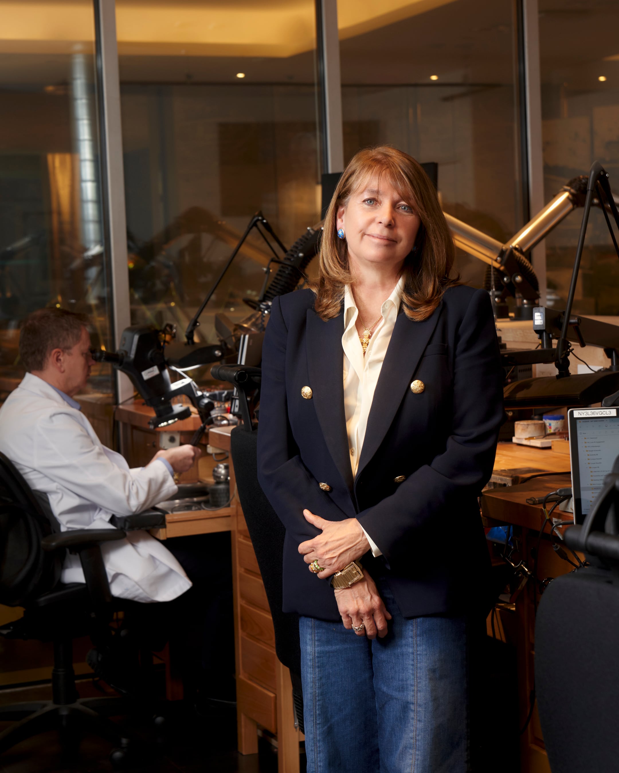 Victoria Reynolds, the chief gemologist of Tiffany & Co.