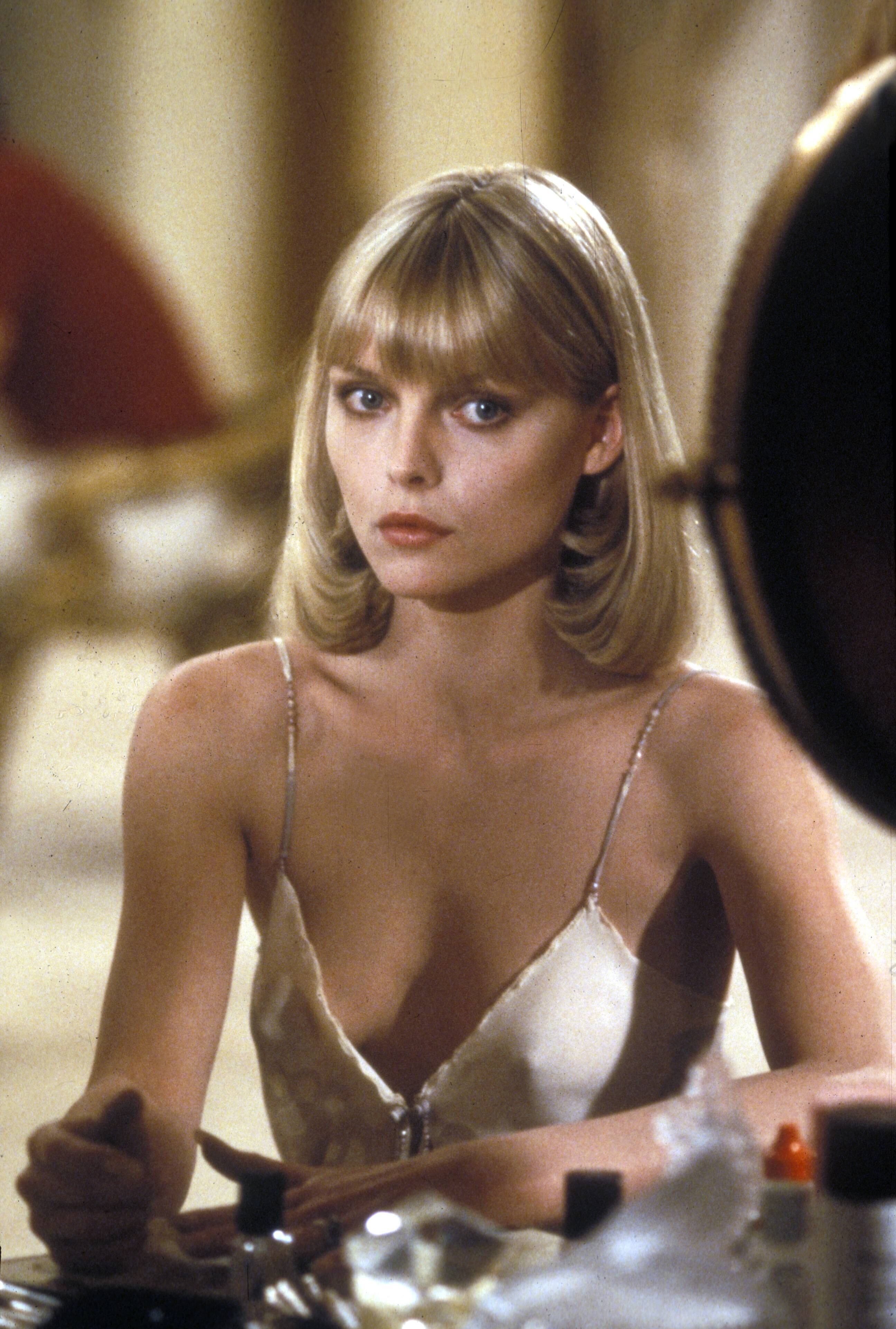 Michelle Pfeiffer in ‘Scarface’ (1983).