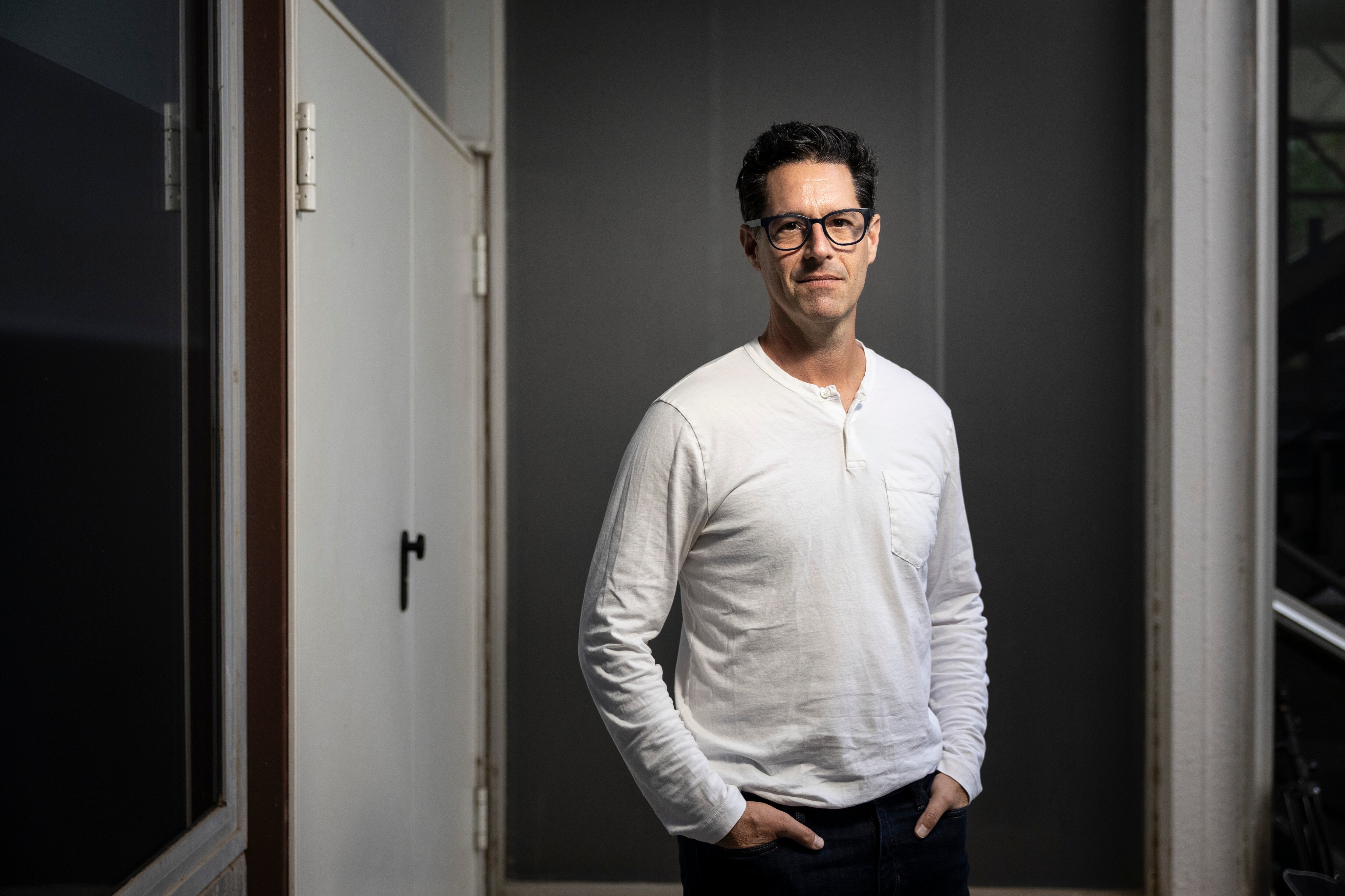 Schulner, photographed at the Vall d'Hebron Hospital complex in Barcelona.