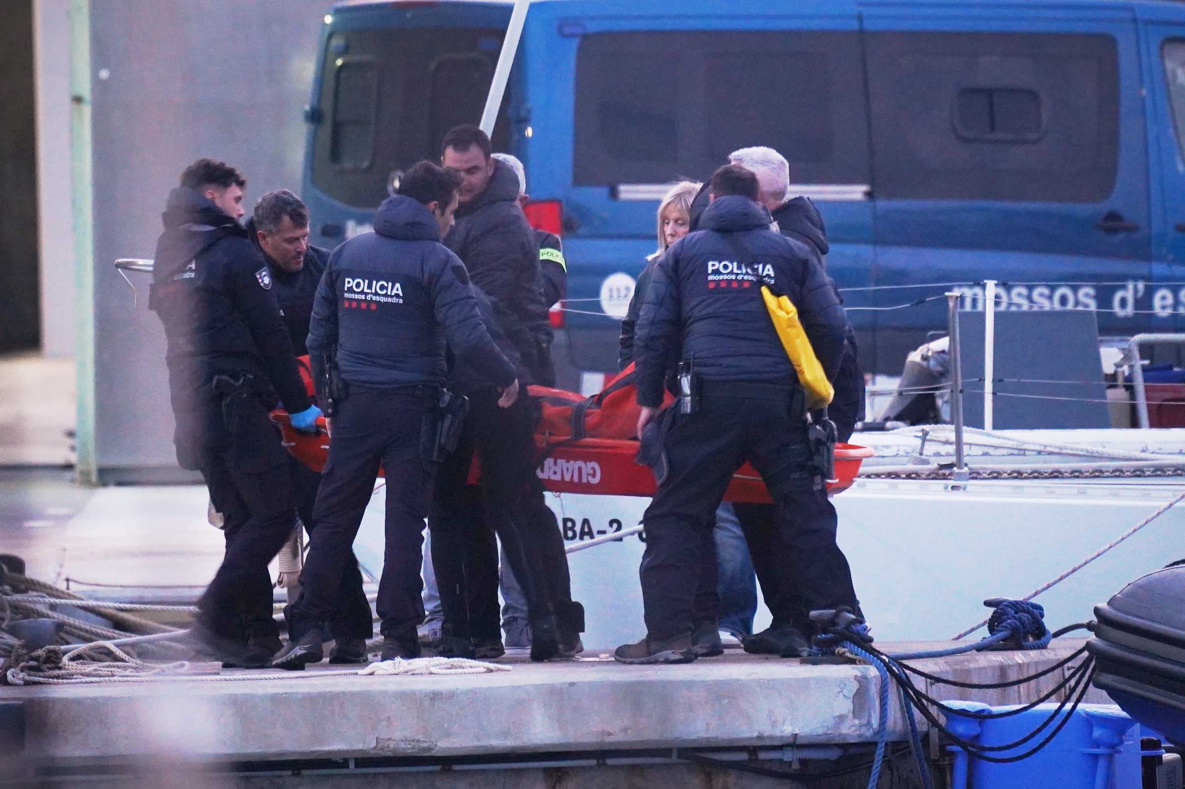 Security cameras captured footage of American student James Gracey accidentally falling into the sea in Barcelona