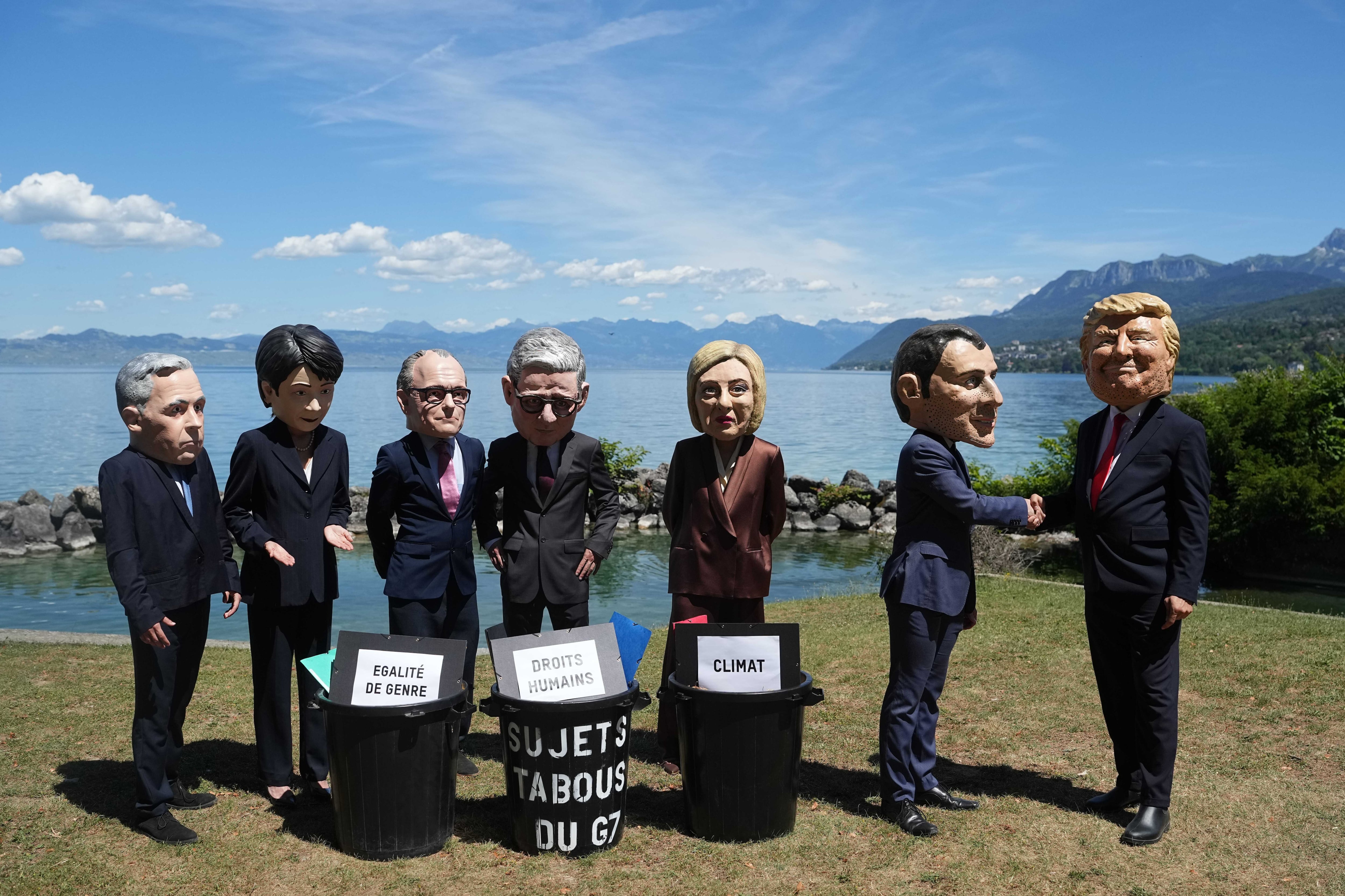G-7 summit in France gauges the rift in the West