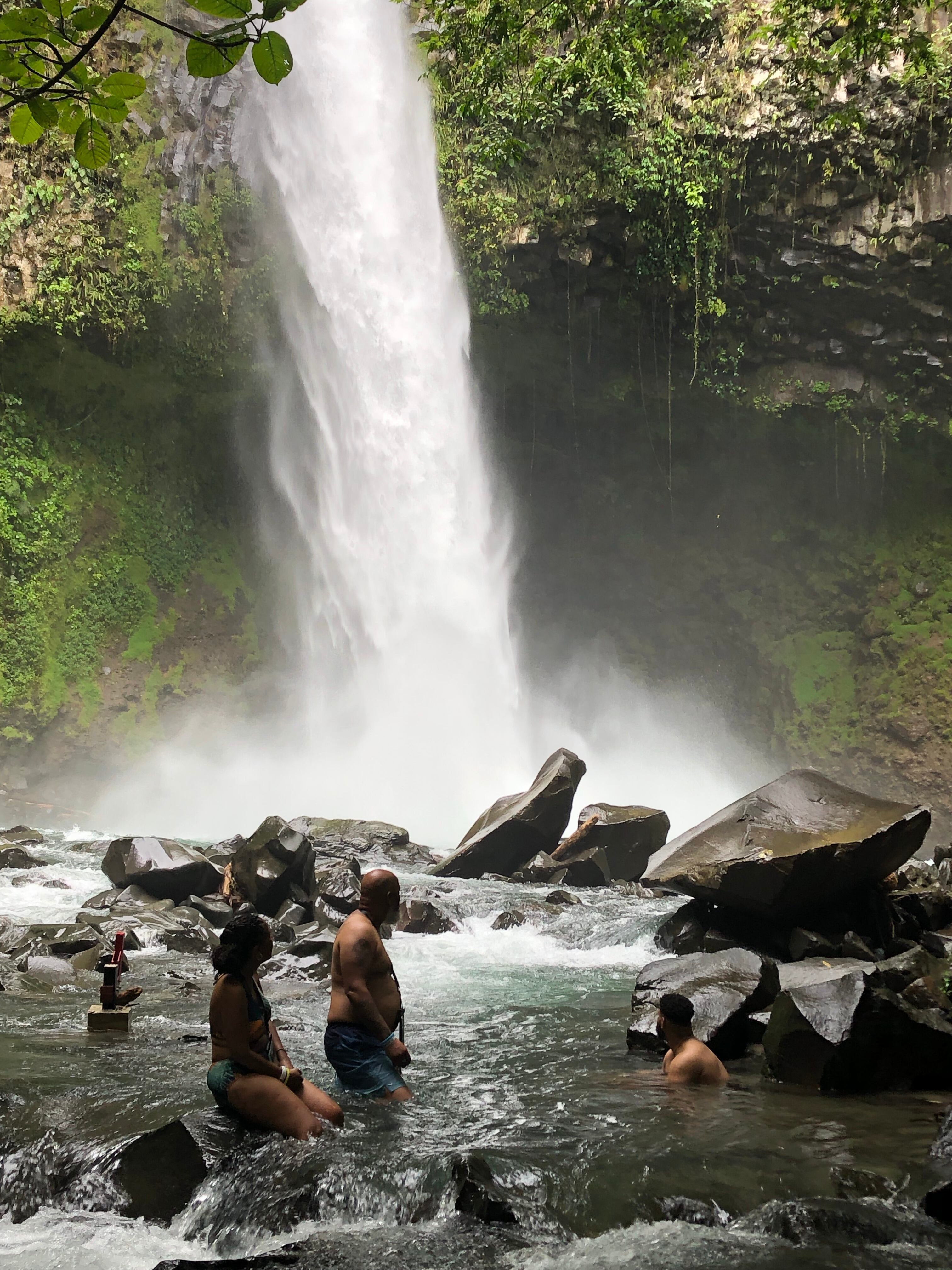 Waterfalls in La Fortuna, Costa Rica.