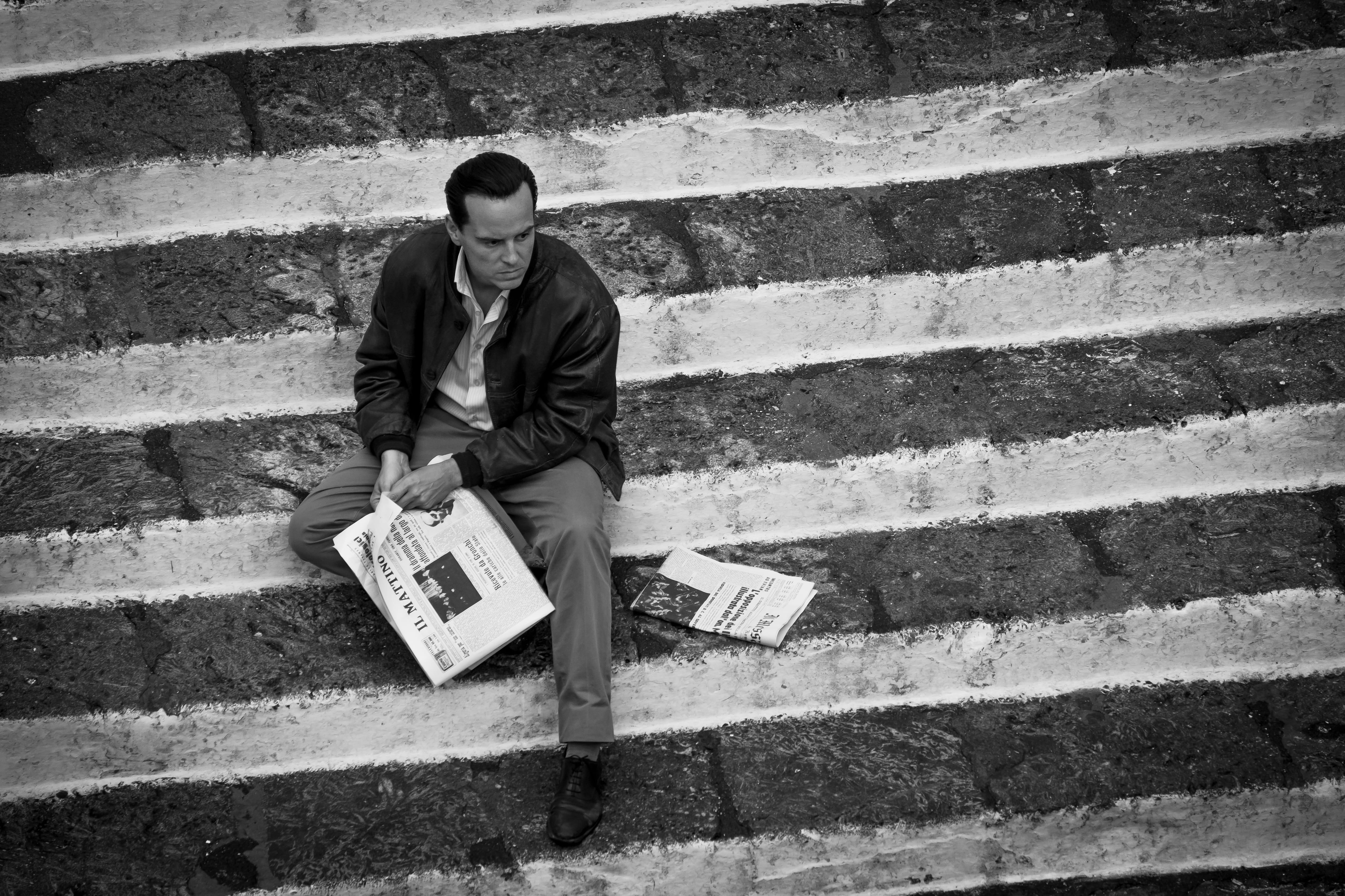 Andrew Scott, in a scene from the TV series 'Ripley.'