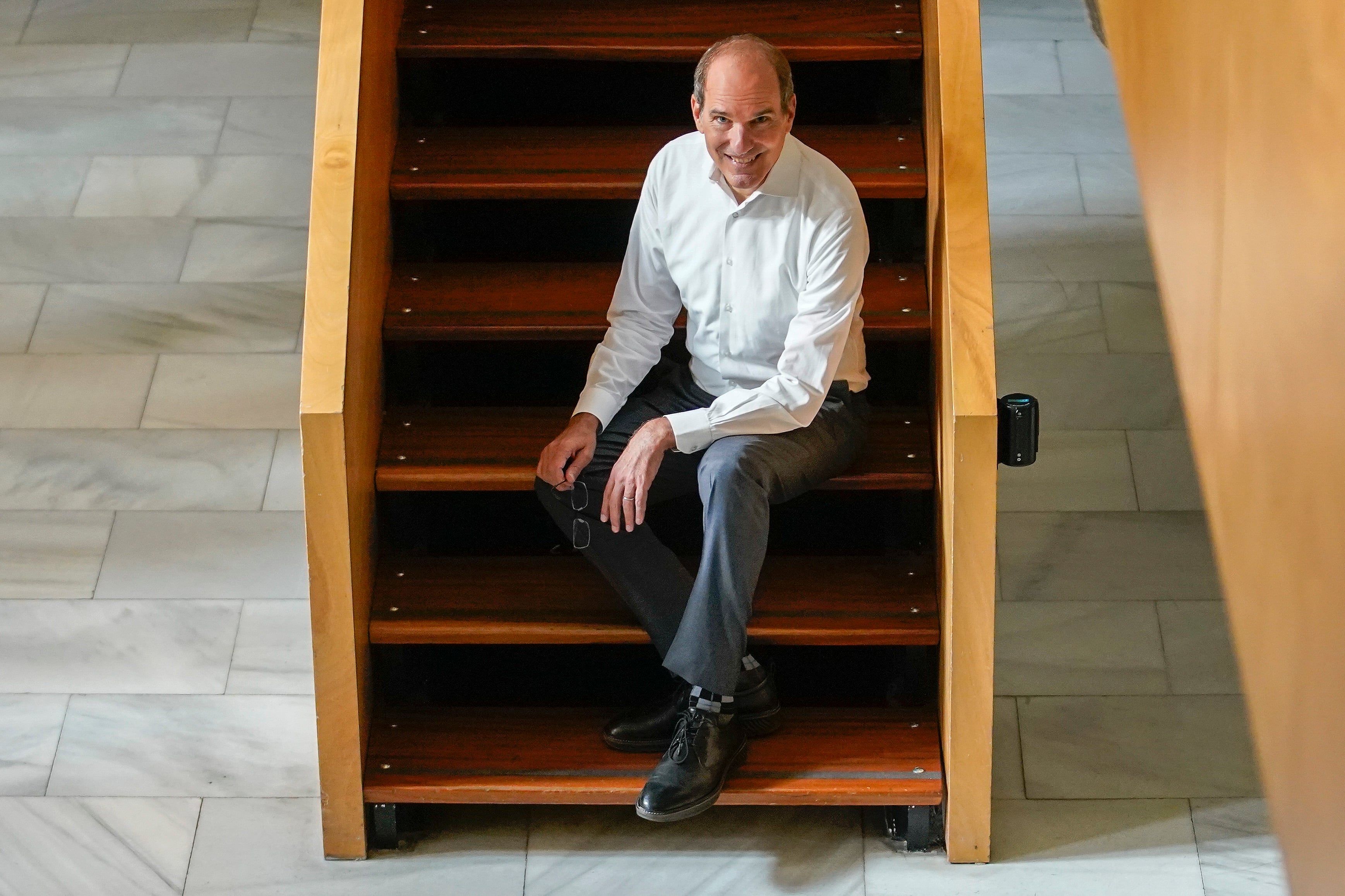 Historian David Nirenberg at the Círculo de Bellas Artes in Madrid, on September 21, 2024.