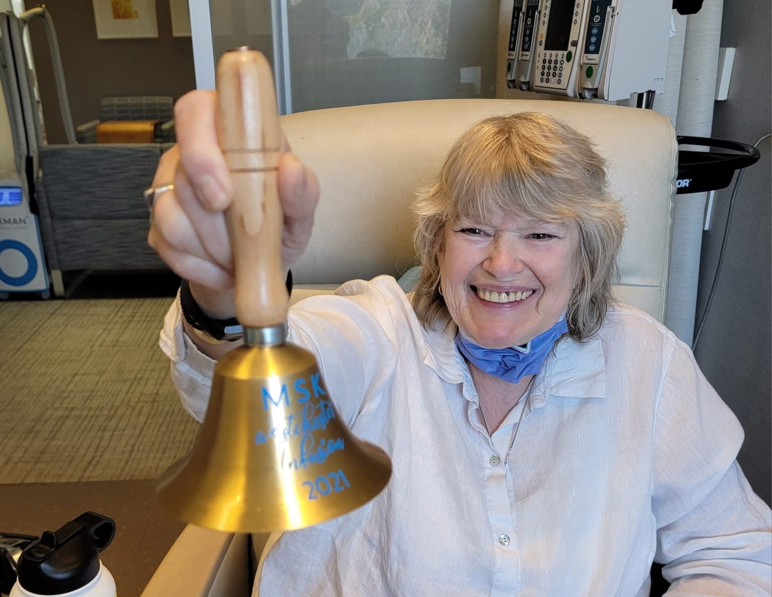 Maureen Sideris, 71, is one of the patients who has seen her cancer go into complete remission.