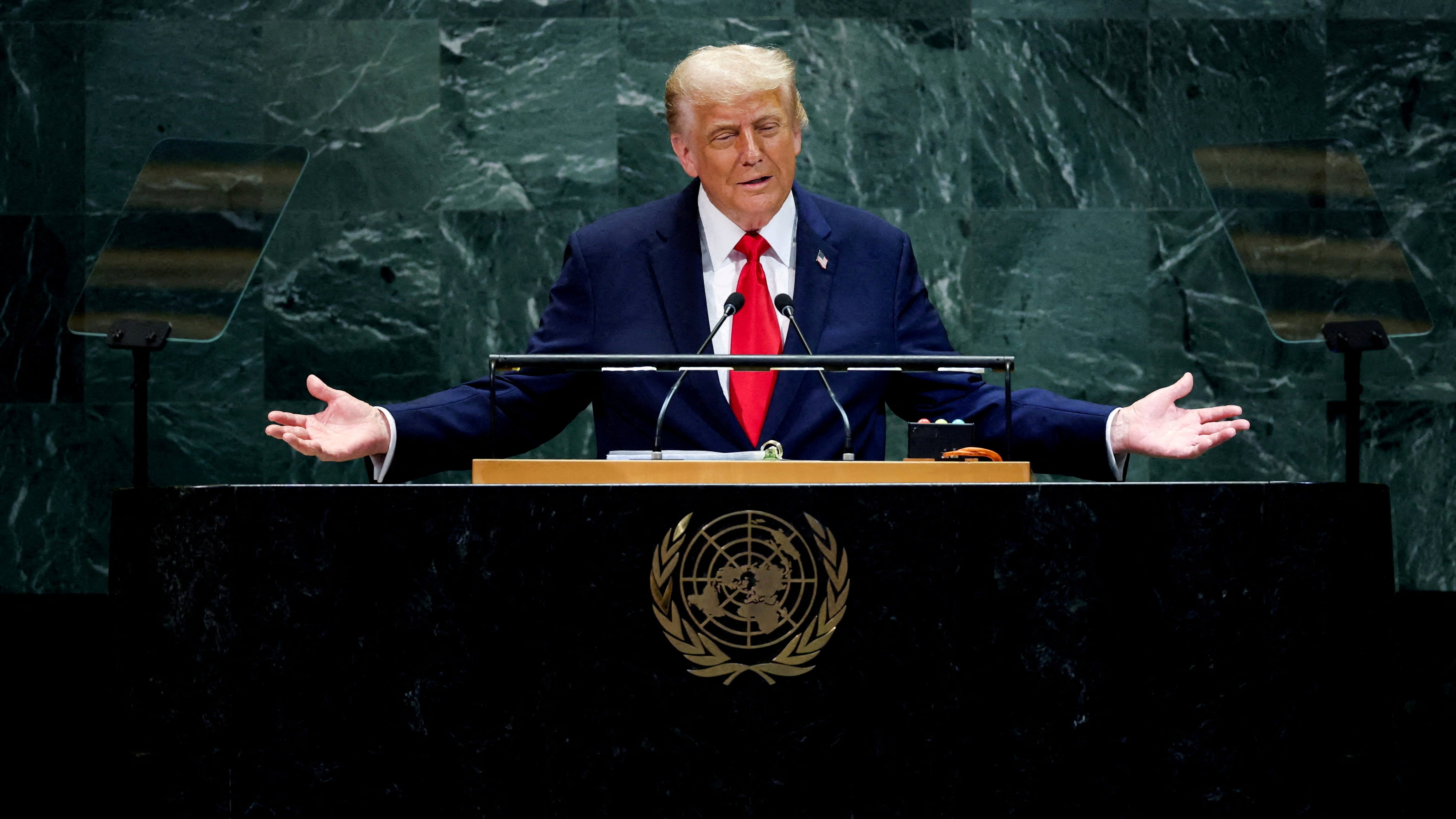 Trump carries his battles to the United Nations General Assembly
