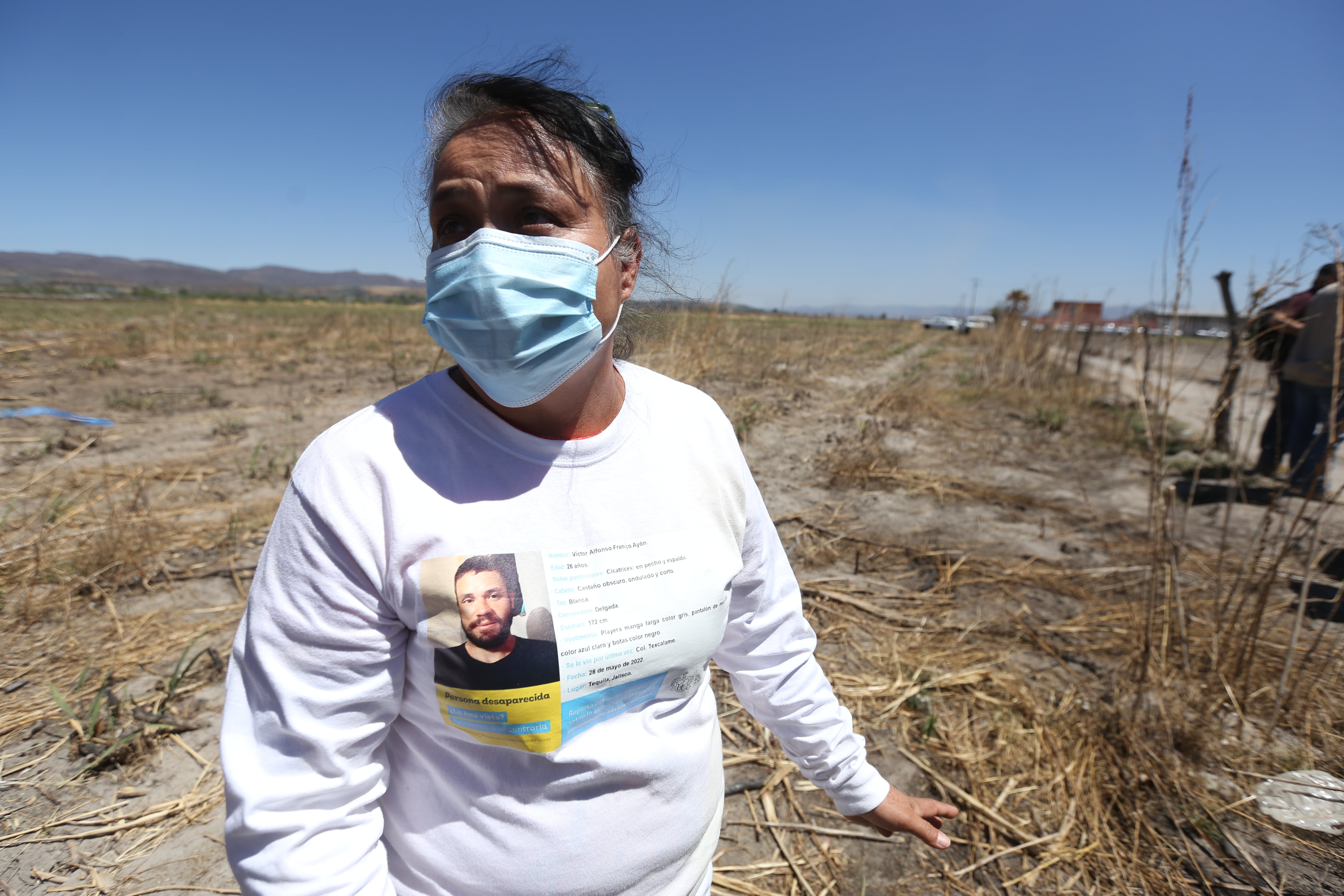 Candelaria Ayón Silva, one of the mothers who searched the ranch.