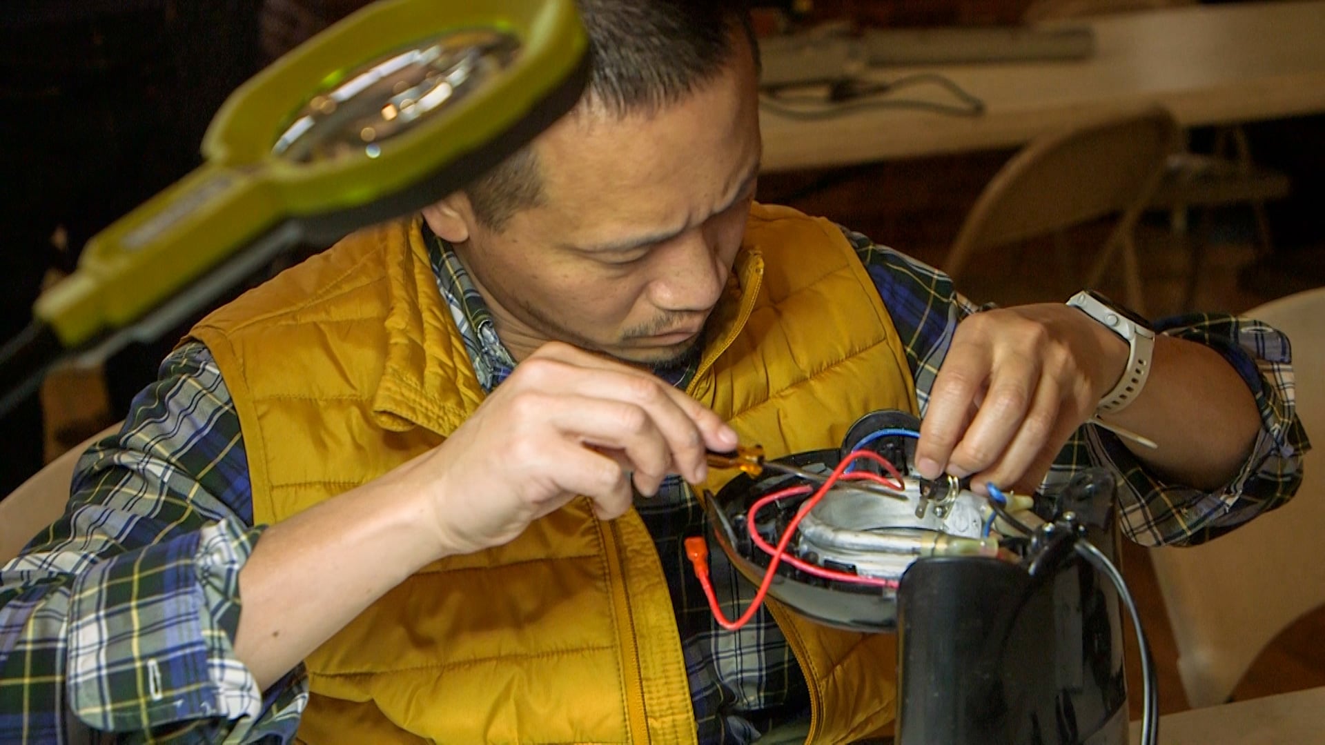Among the household appliances that are most often brought in for repair are coffeemakers and fans.