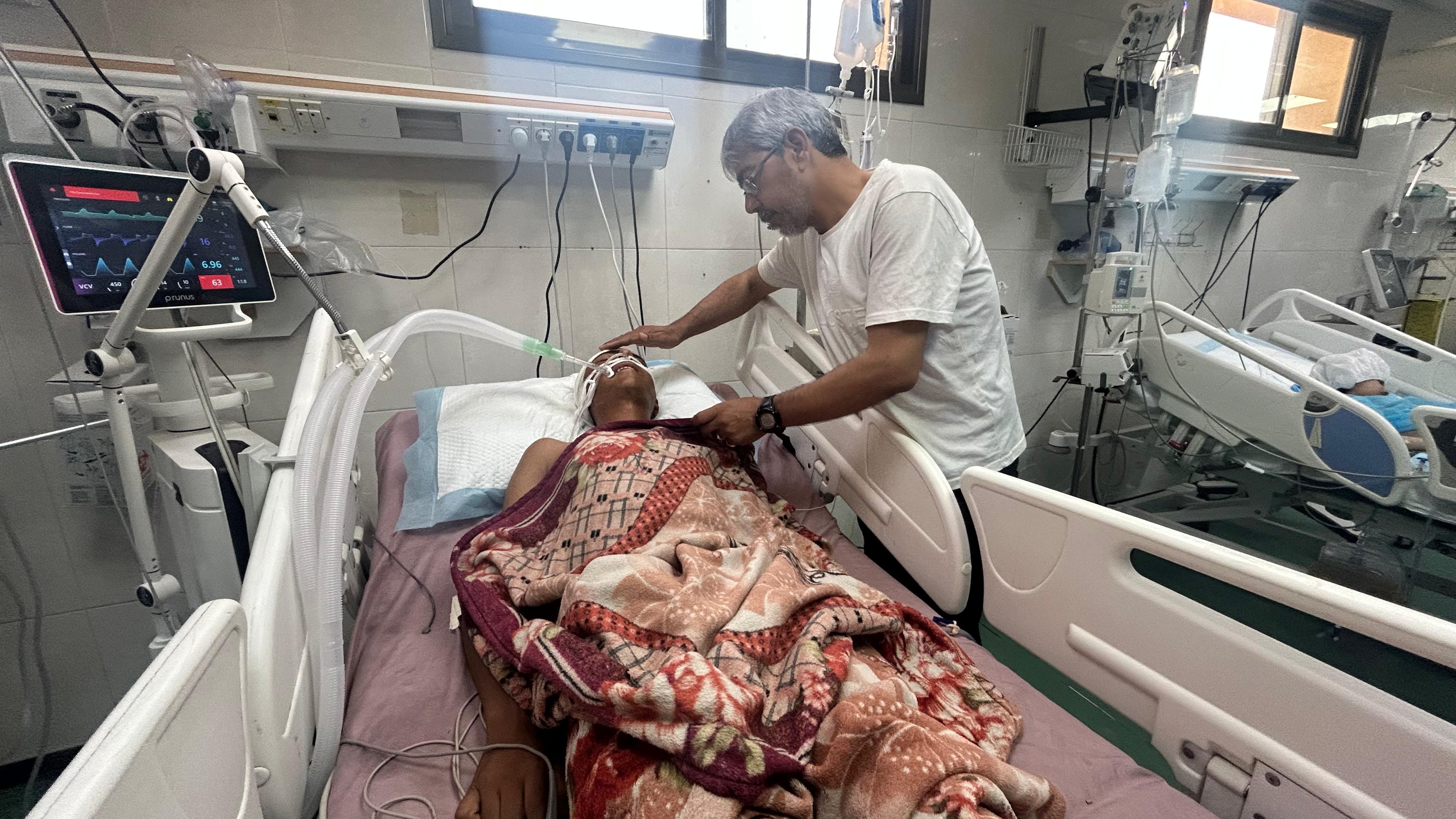Gaza’s last hospitals face closure due to Israeli evacuation orders: ‘He’s on a ventilator. If they force us to leave, it’s a death sentence’