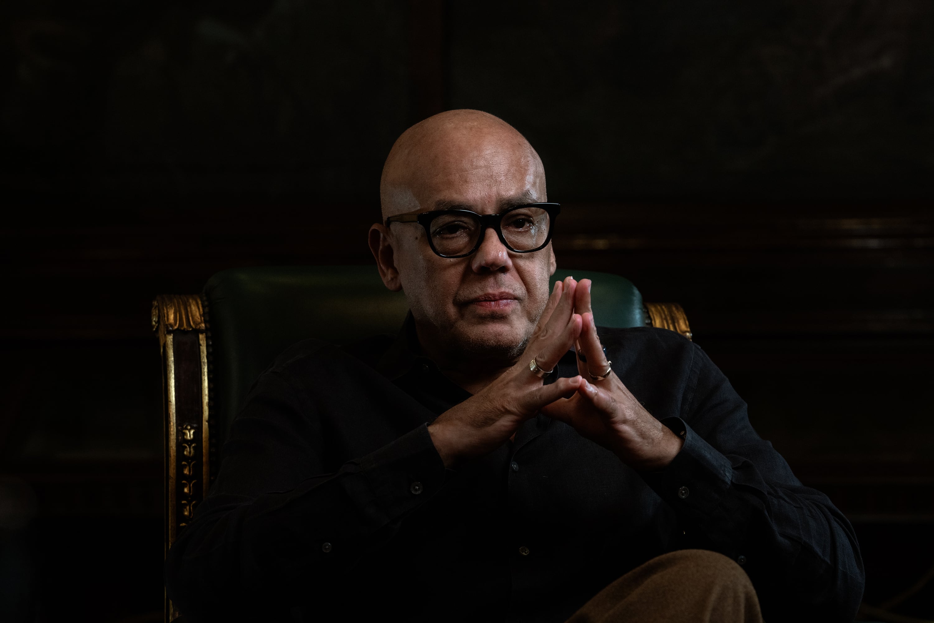Jorge Rodríguez in Caracas, April 10.