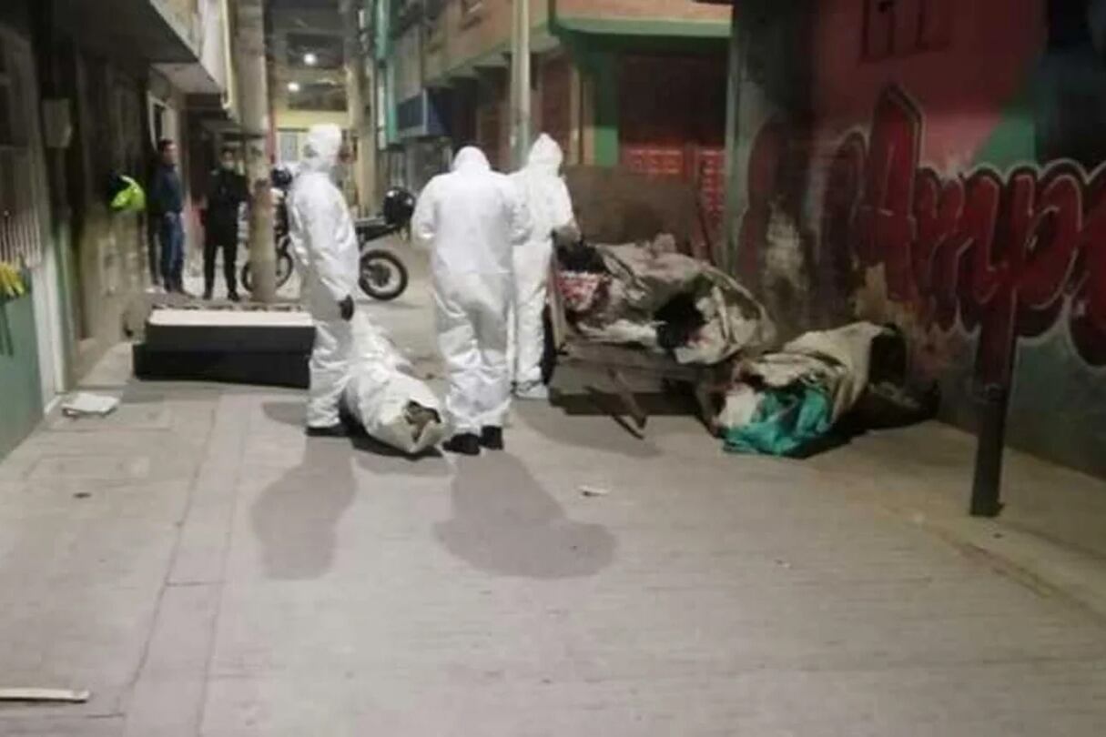 Authorities found several people killed by Tren de Aragua in garbage bags in Bogotá, in August 2022.