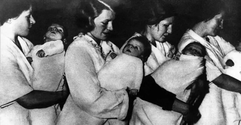 Babies of the Lebensborn program.