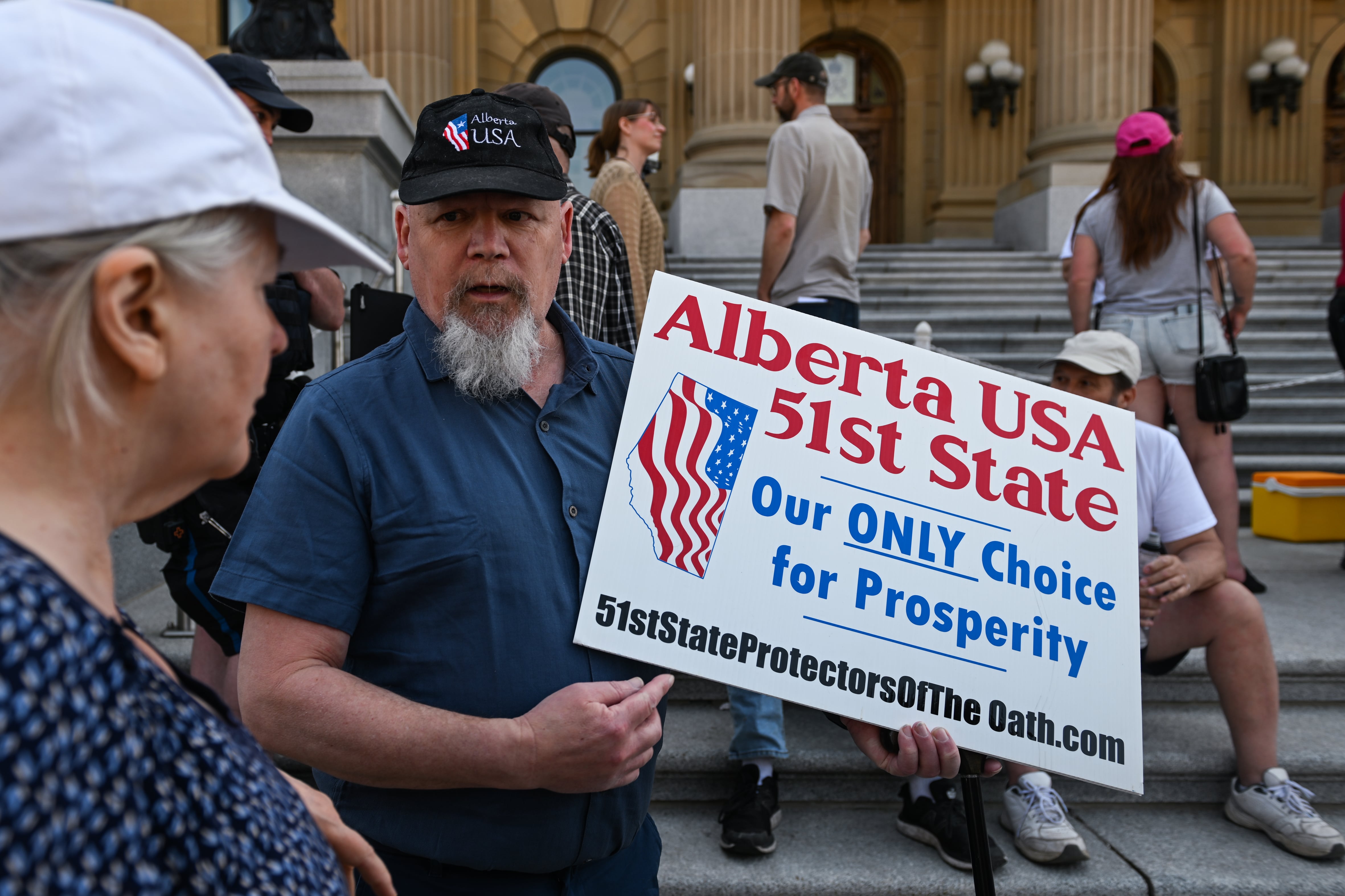 Separatist movement in Canada’s Alberta province finds allies in Trump’s circle