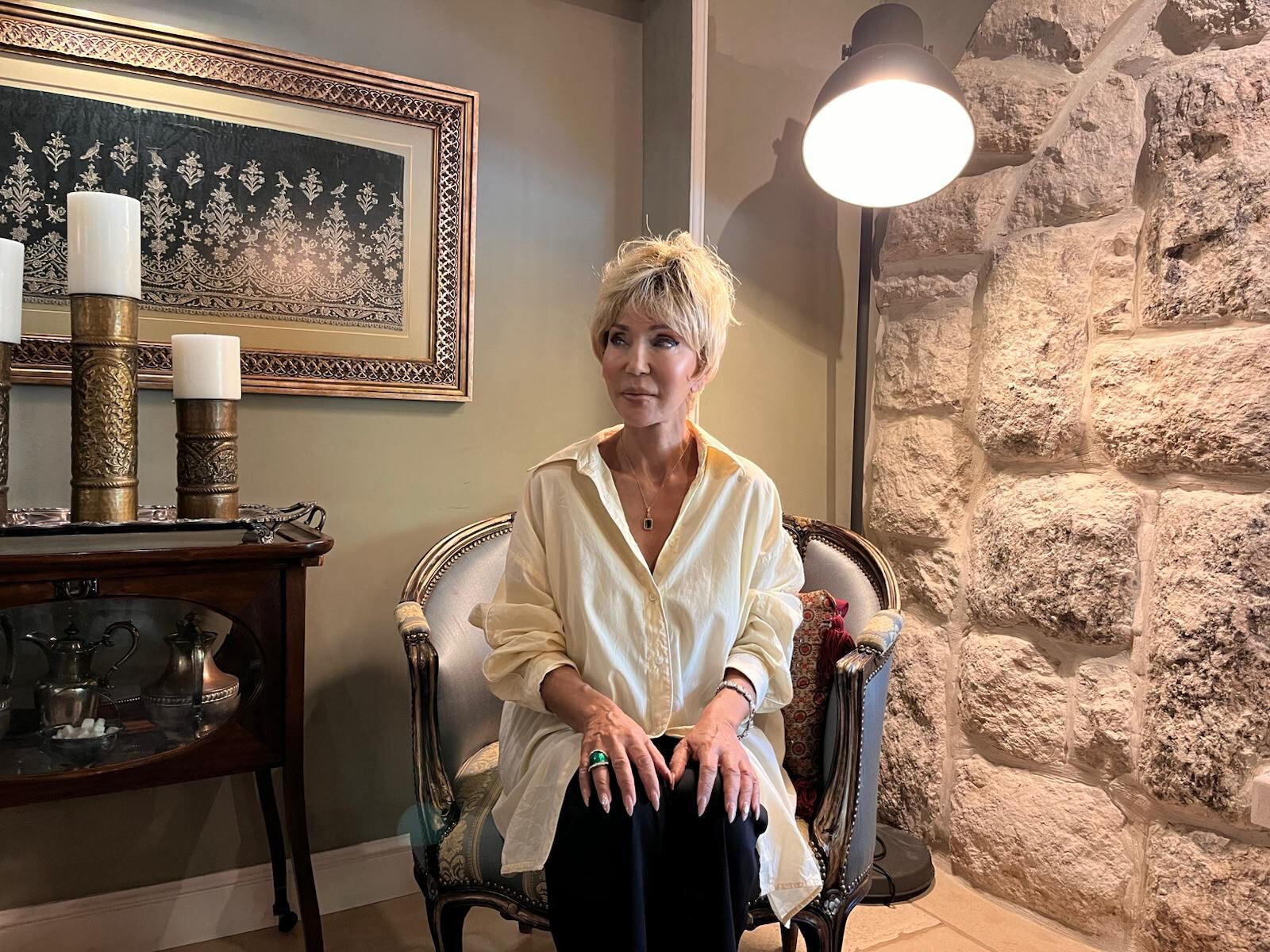Irit Oren Gundars, at her home in Reut, in central Israel, on September 27.