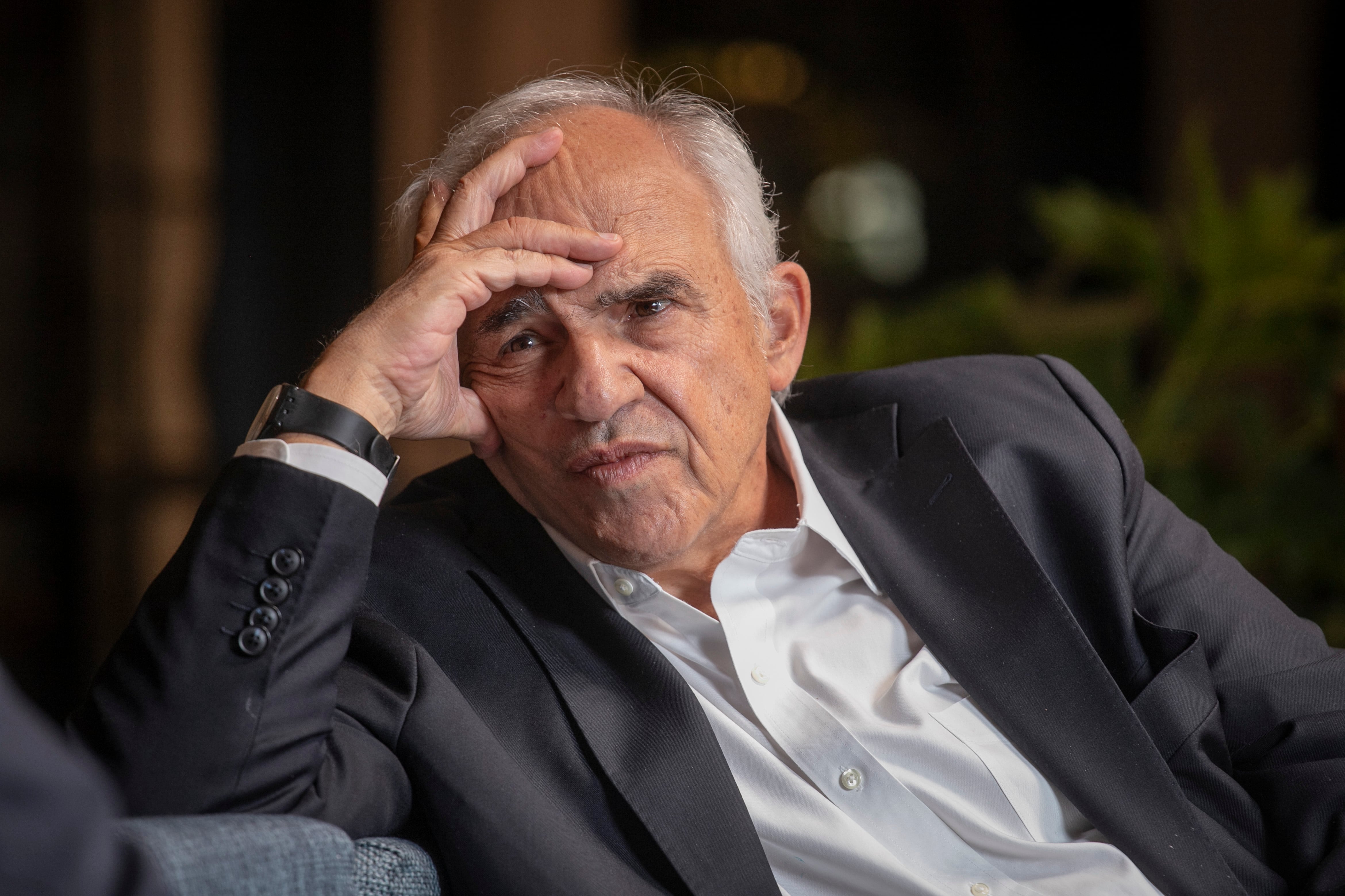 Ernesto Samper, during the interview in Mexico City.