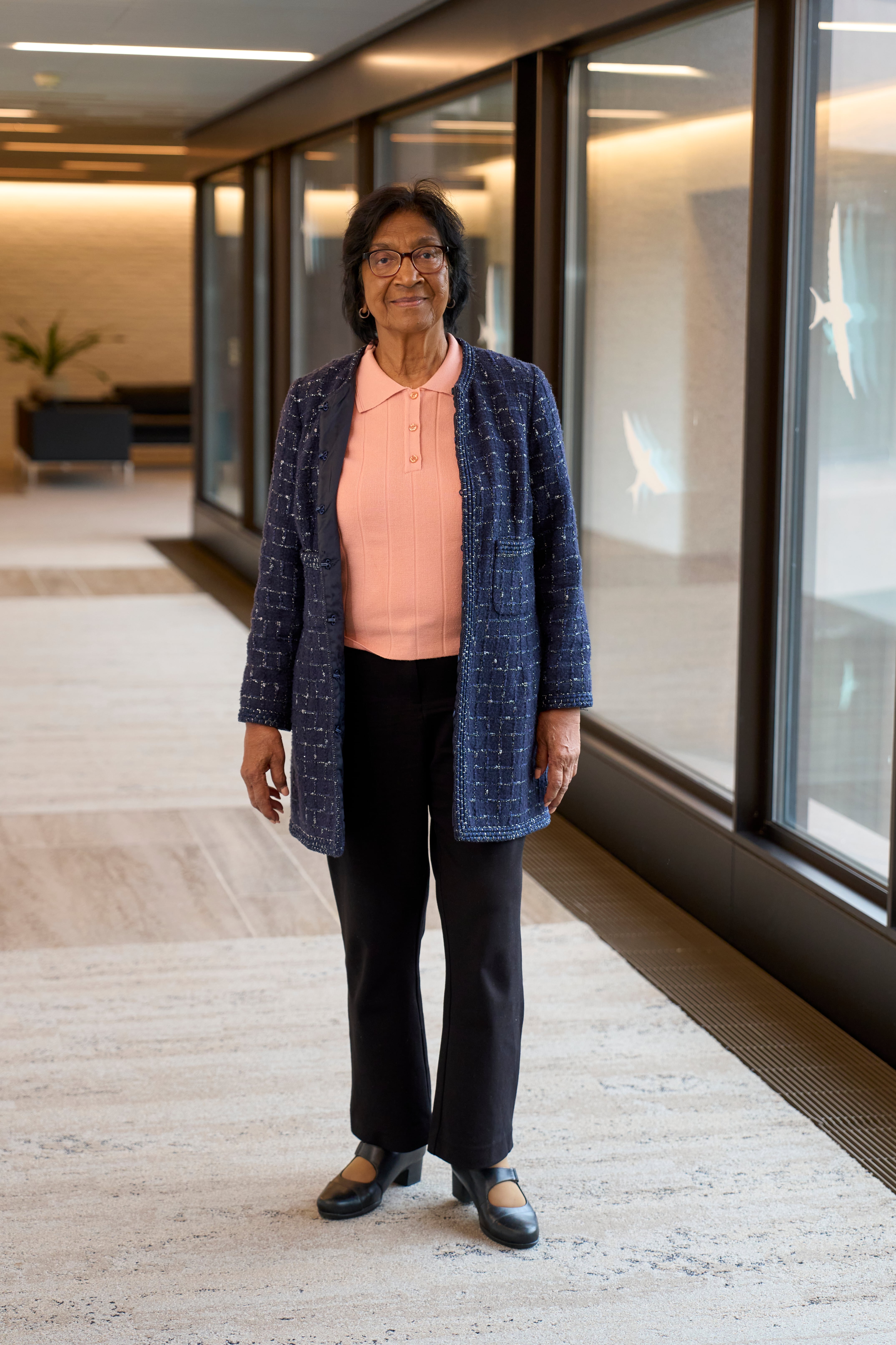 Navi Pillay, Nobel Peace Prize laureate, at the Peace Palace complex (The Hague), this Monday.
