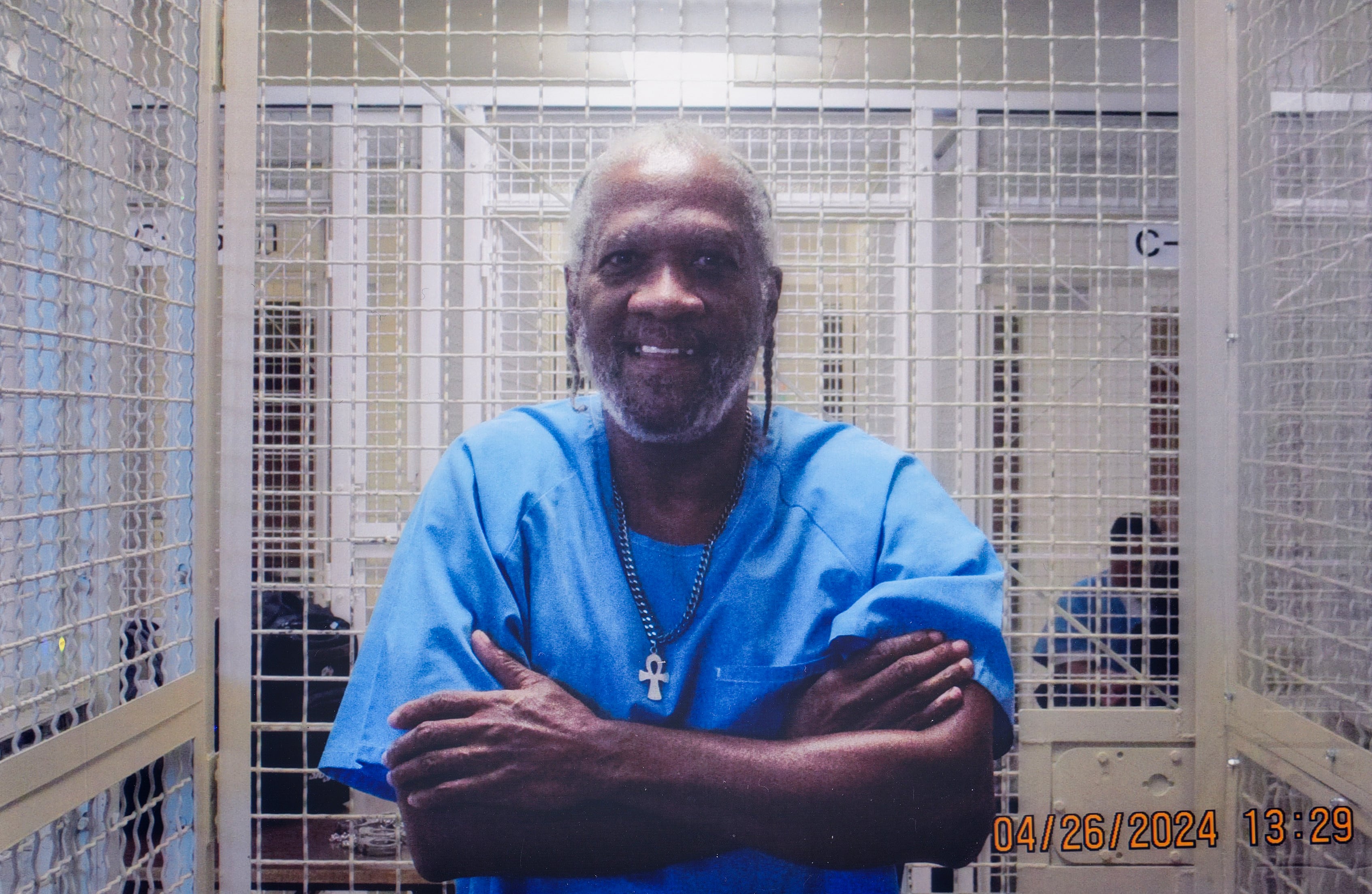 Kevin Cooper on death row in San Quintín, on April 29.