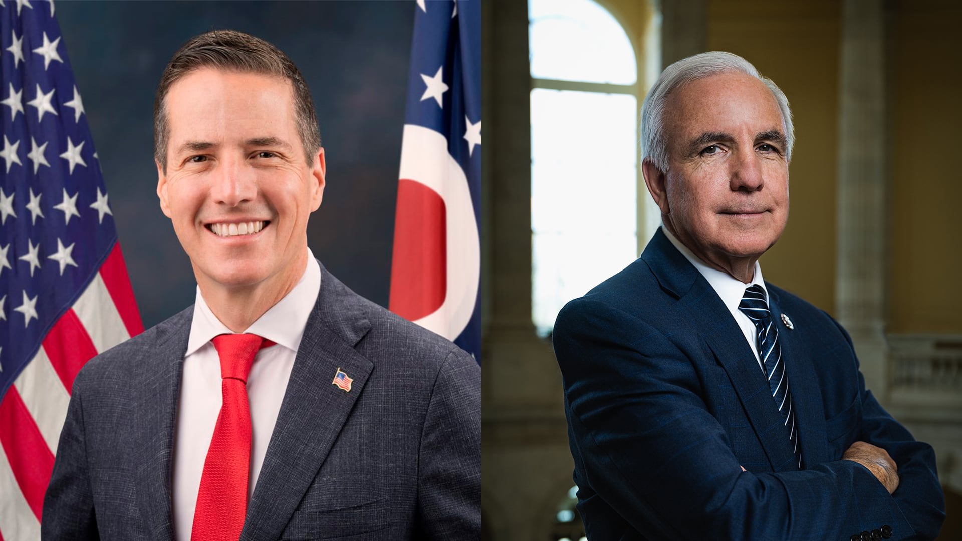 Bernie Moreno and Carlos Giménez, the Republican lawmakers leading the campaign against Petro in Washington