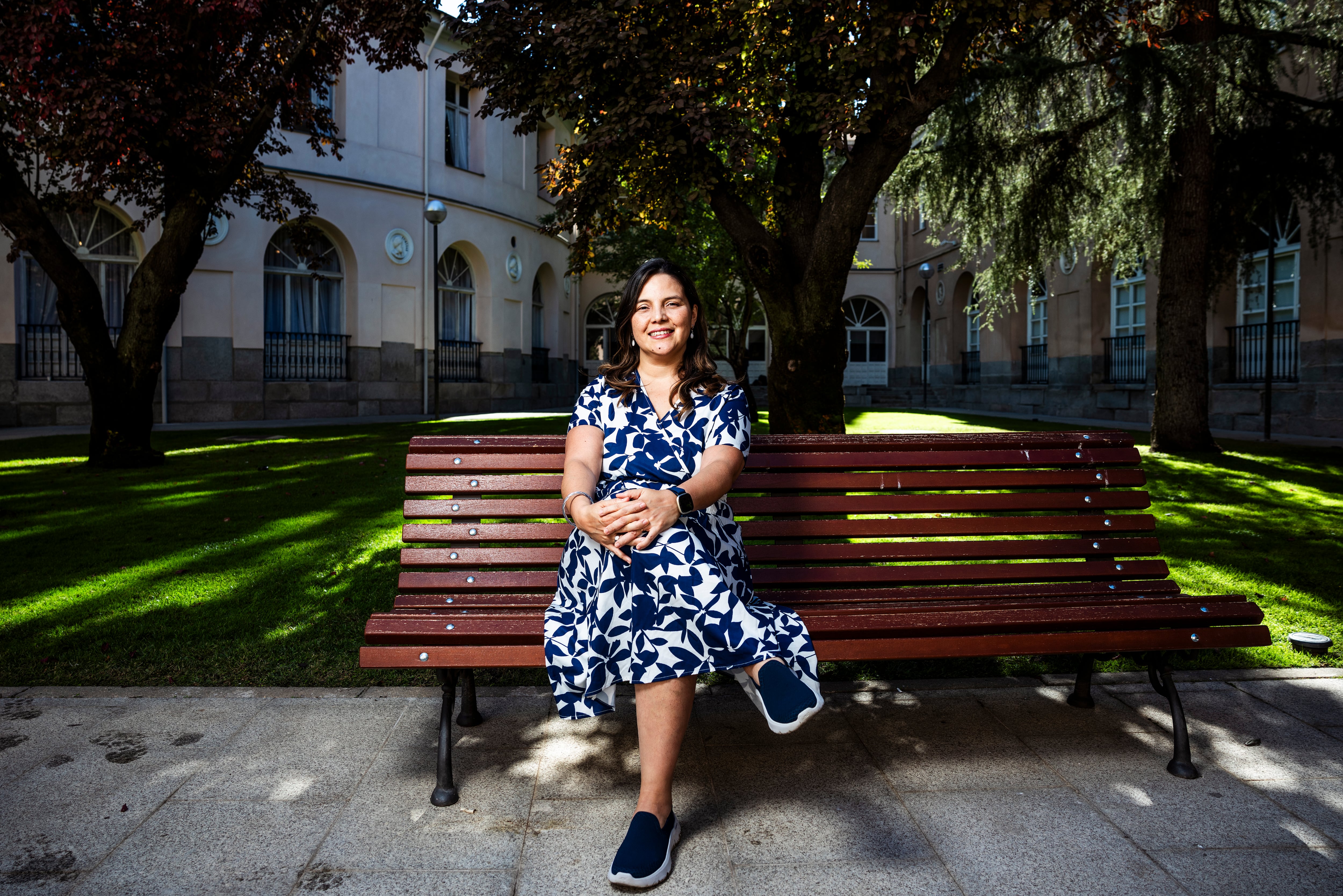 Liliana Galindo, at the Illustrious College of Physicians of Madrid.