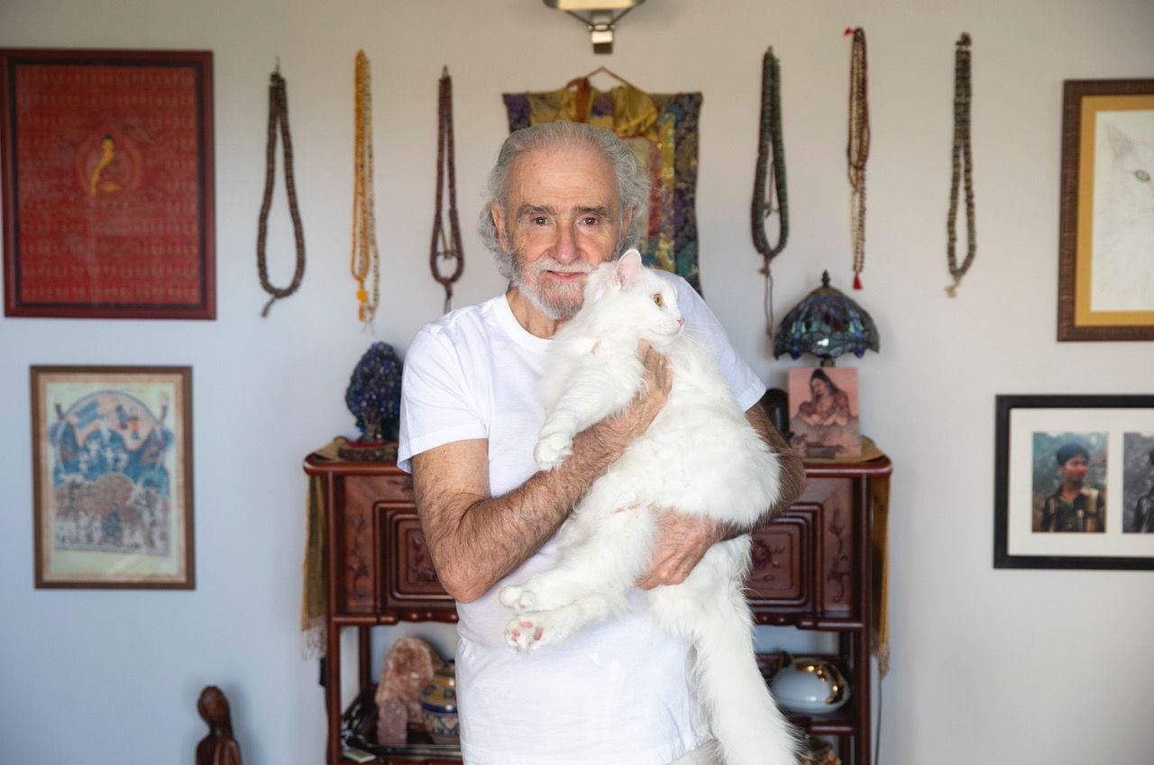 Ramiro Calle, meditation teacher, on cats: ‘They are natural yogis. They enter states of ecstasy with their eyes lost in infinity and relax like no one else’