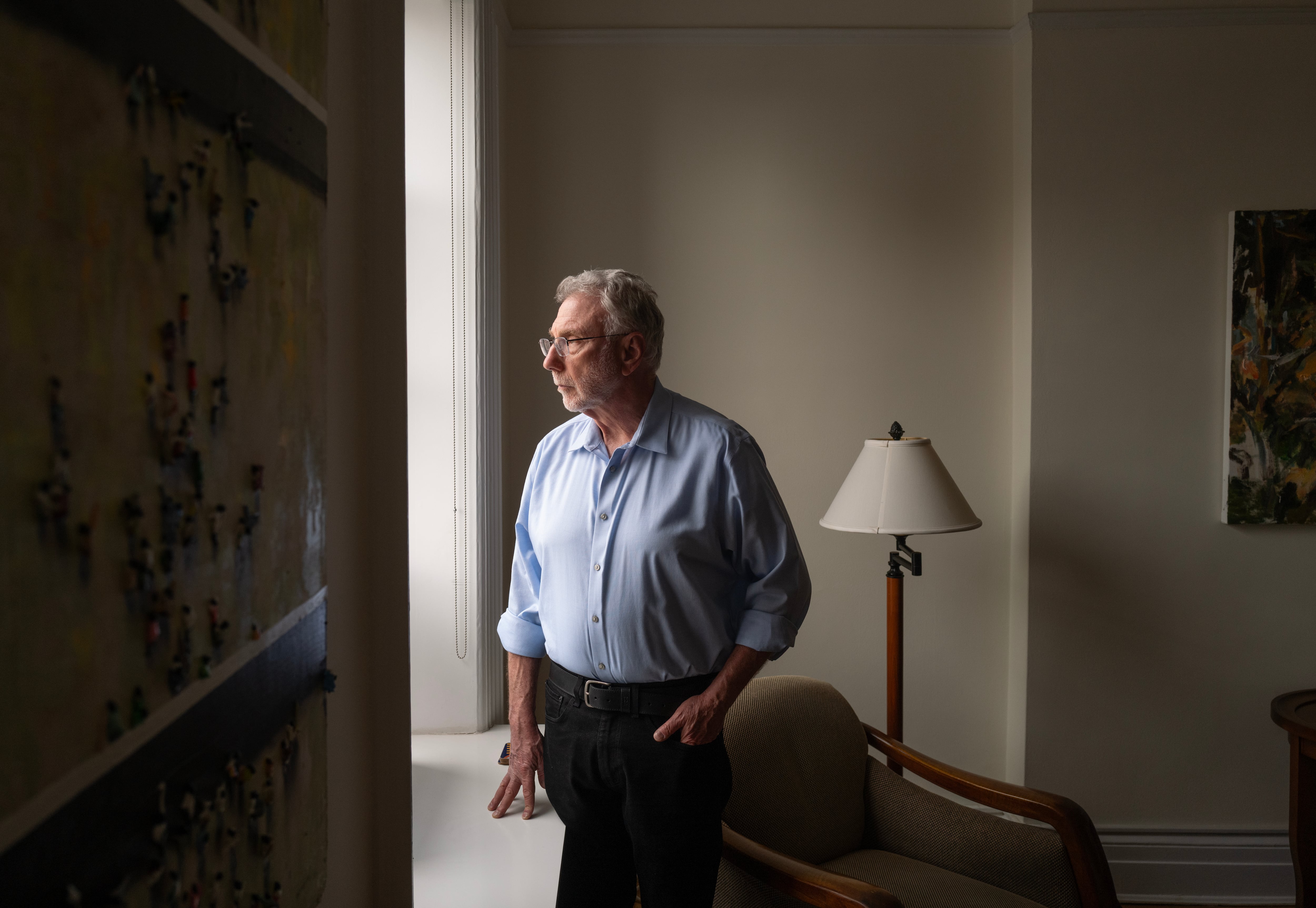 Martin Baron, winner of the 2026 Ortega y Gasset award, at his home in New York, on April 28.