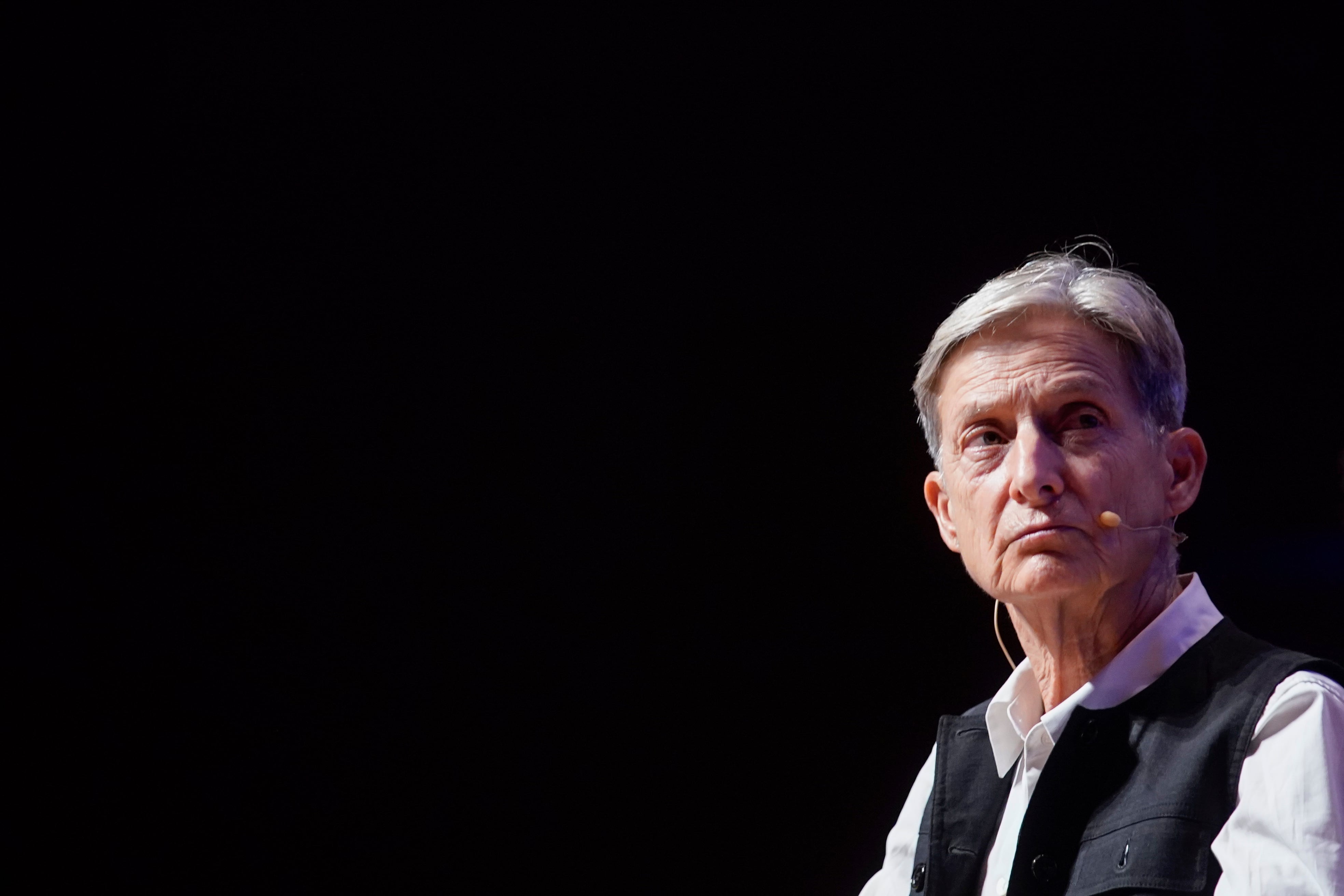 Judith Butler, en la reunión con suscriptores de EL PAÍS.