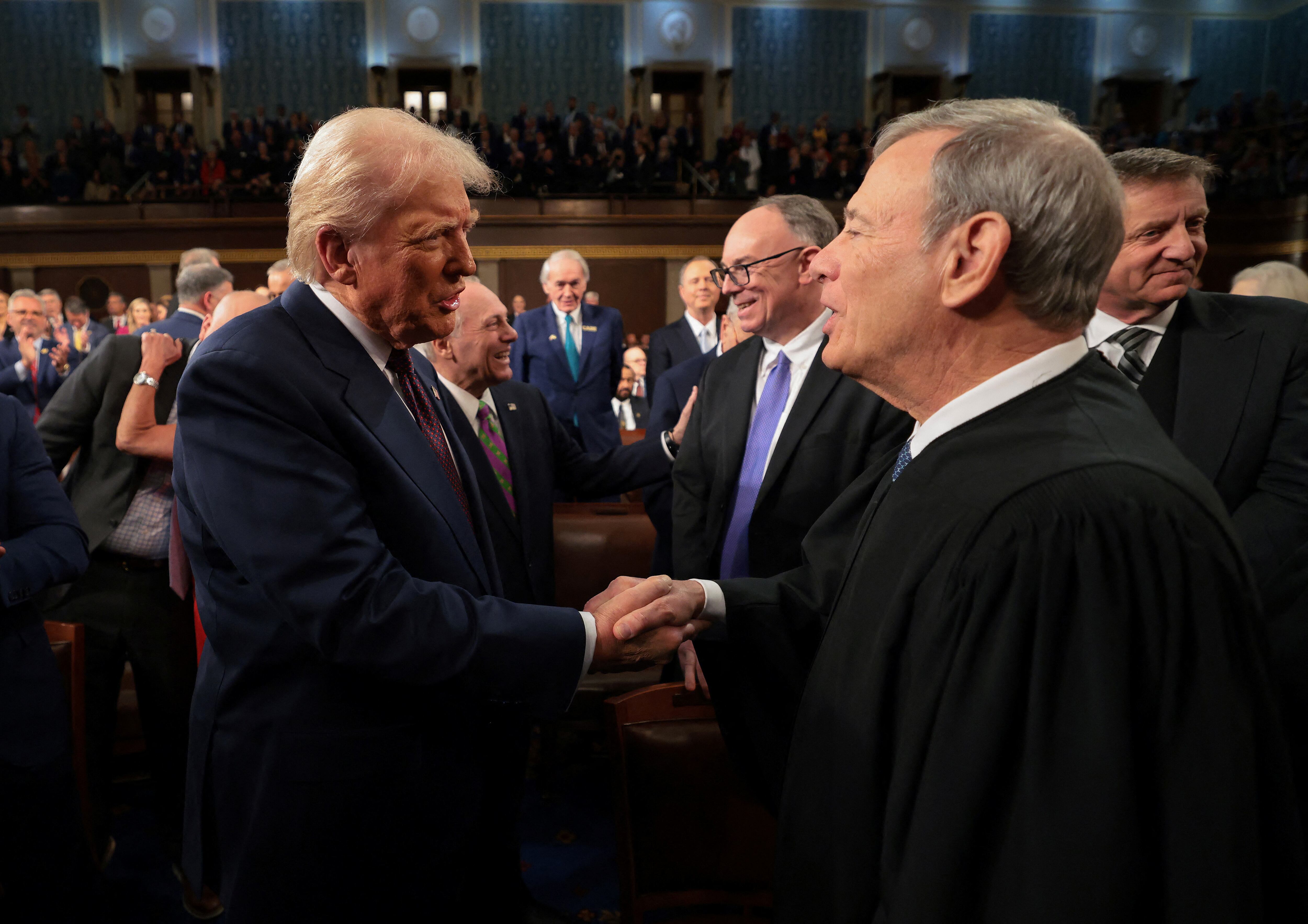 Supreme Court chief justice stands up to Trump as clash deepens over deportations