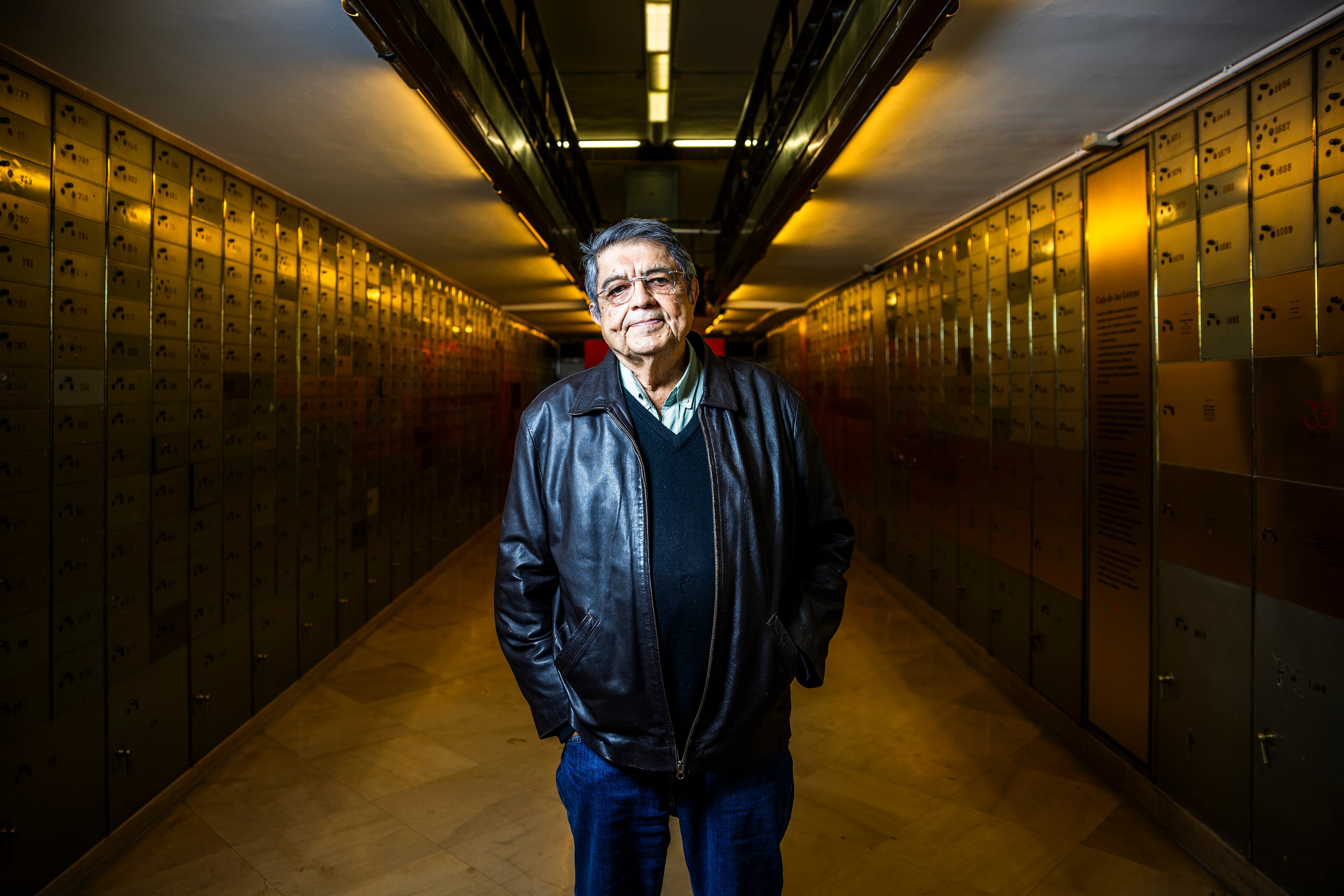 Sergio Ramírez in Madrid, in January 2024.