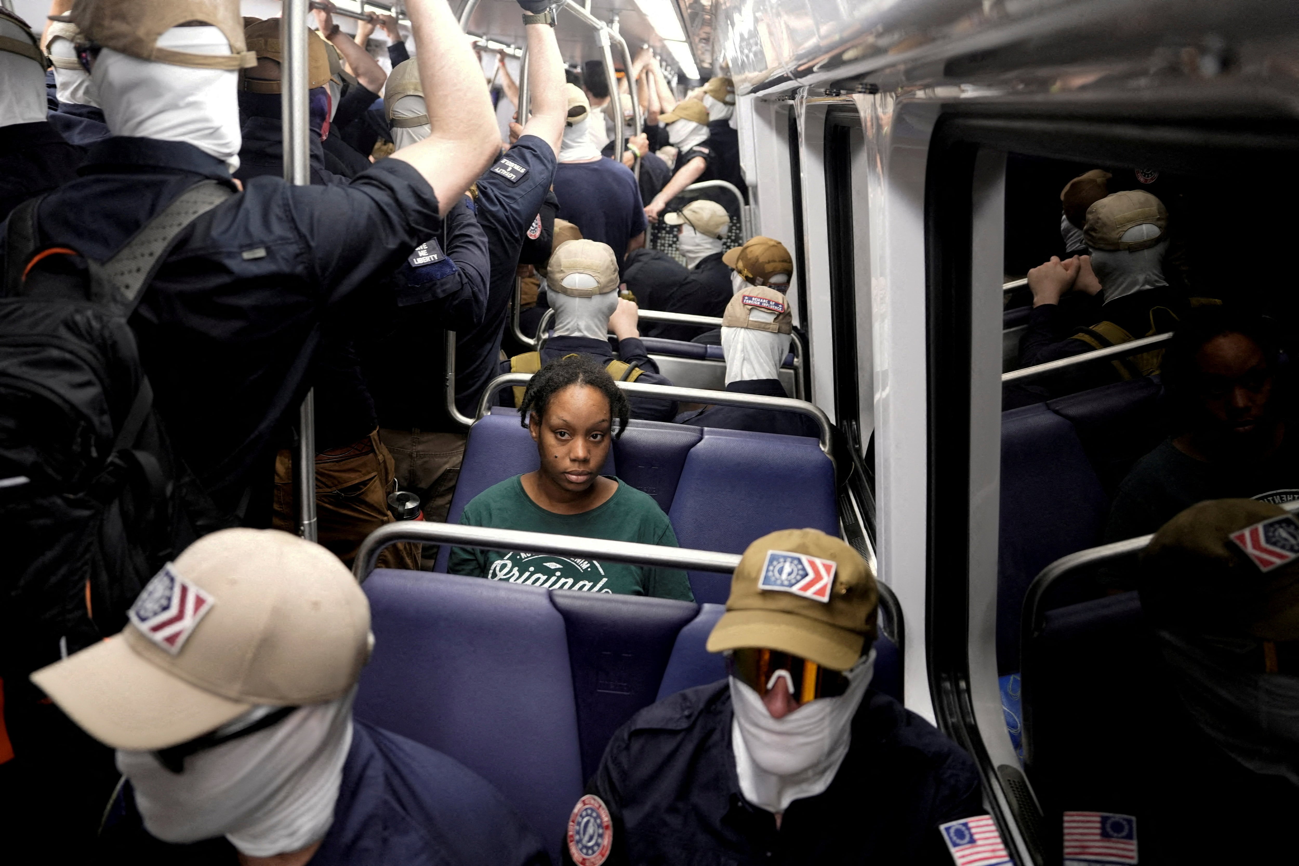 Patriot Front: The masked white supremacists who marched through Washington on July 4