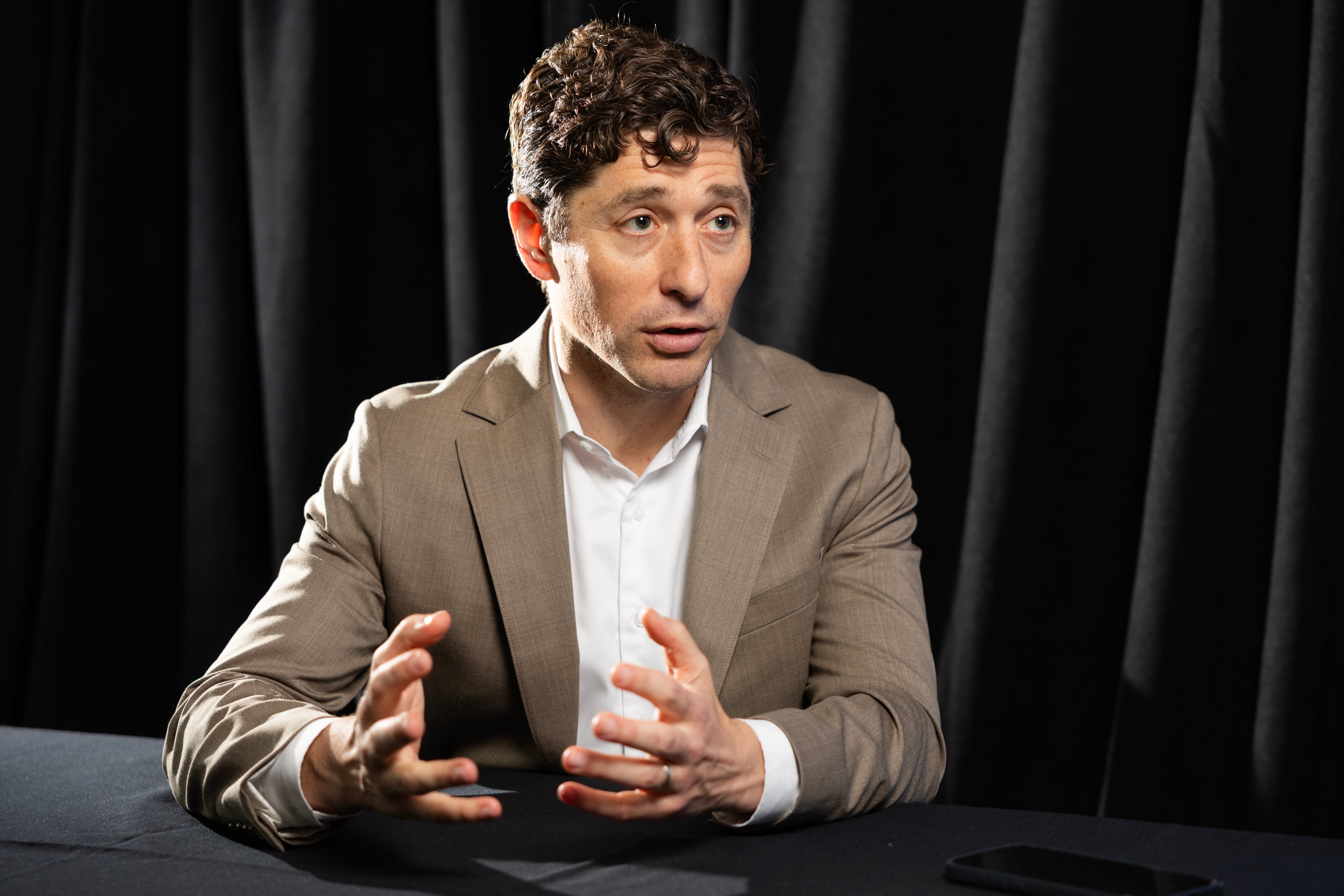 Jacob Frey, mayor of Minneapolis, pictured during his interview with EL PAÍS.