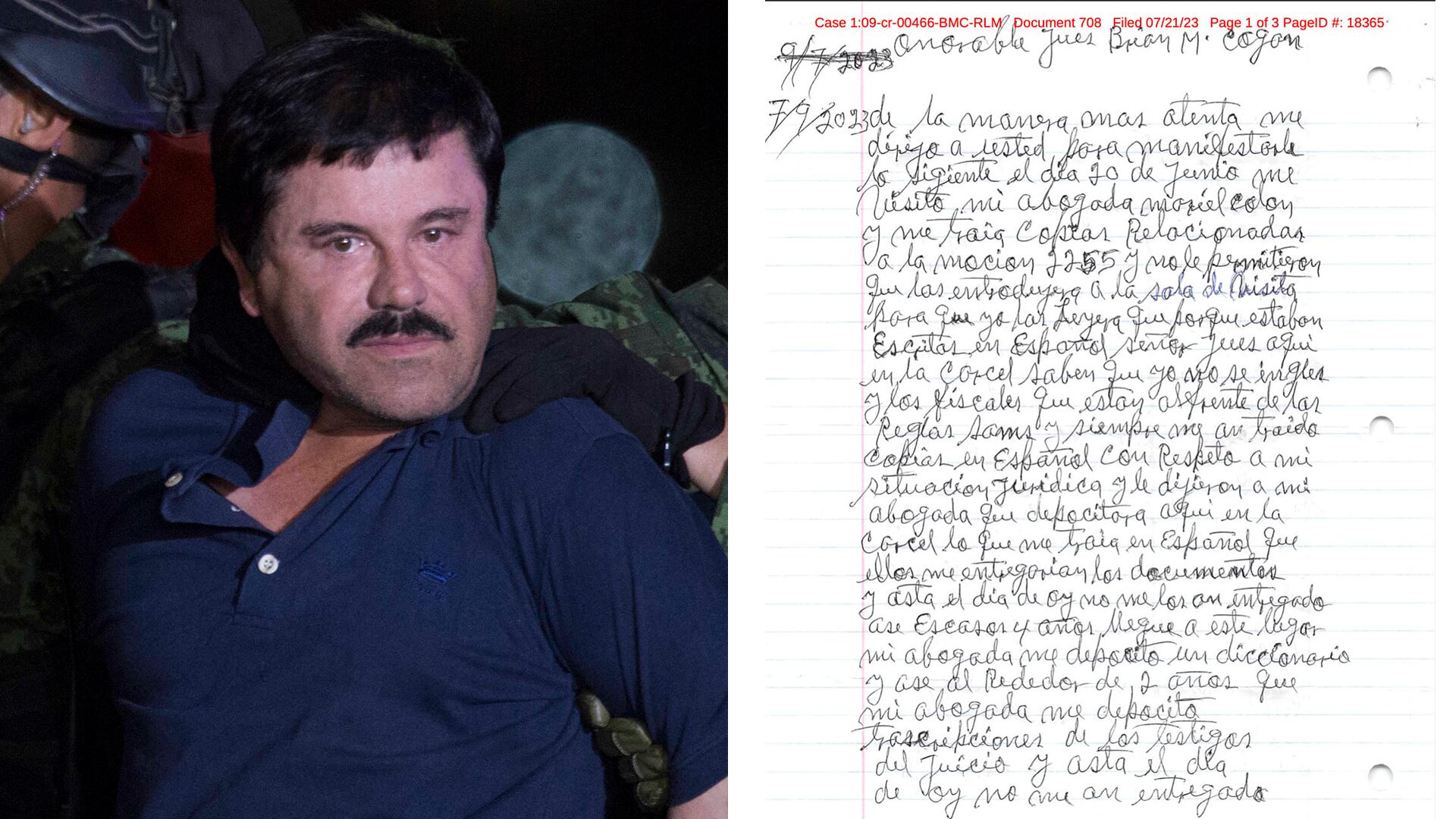 The prolific pen of inmate 89914053: El Chapo’s letters from his Colorado prison
