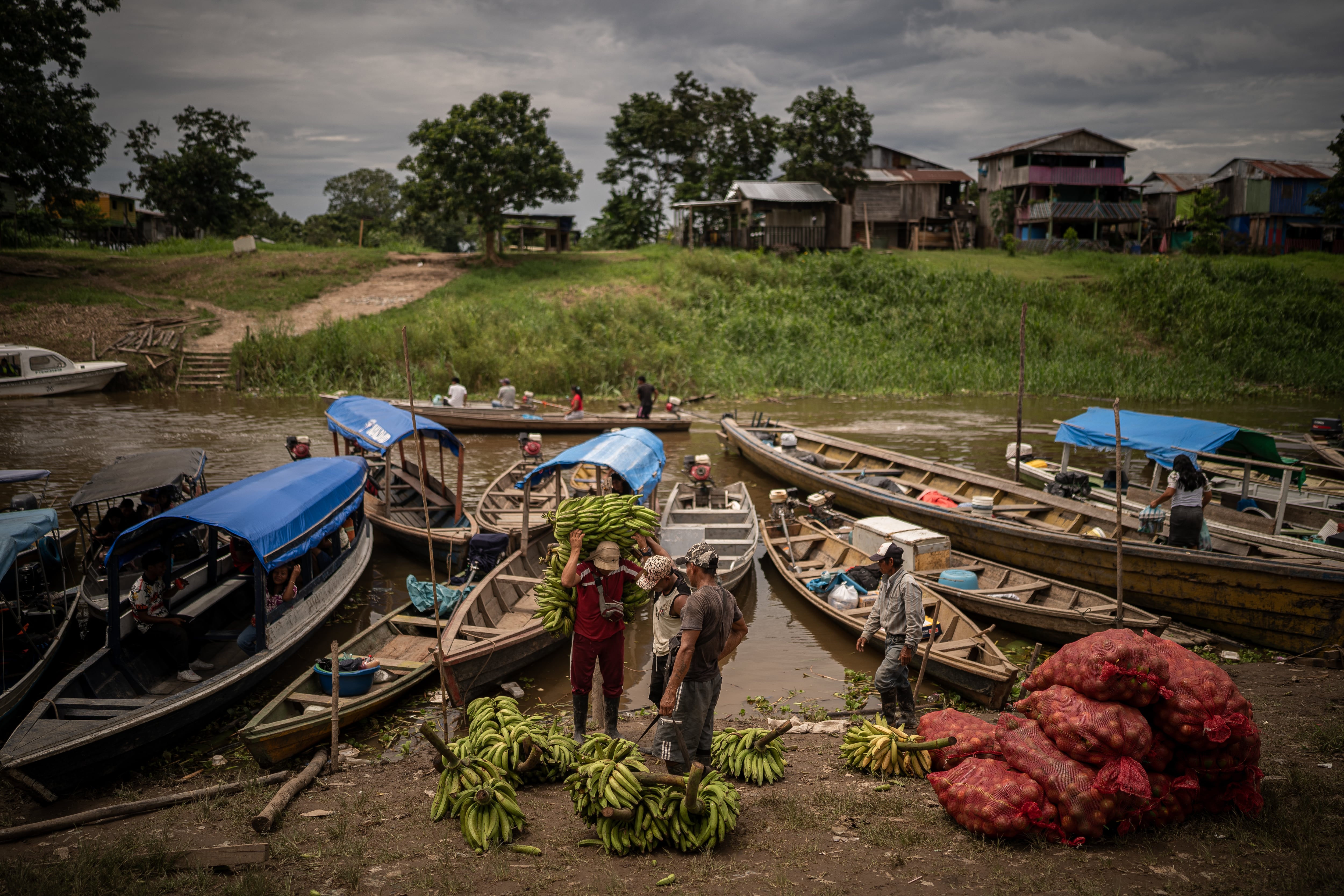 Port of Leticia in Amazonas (Colombia).