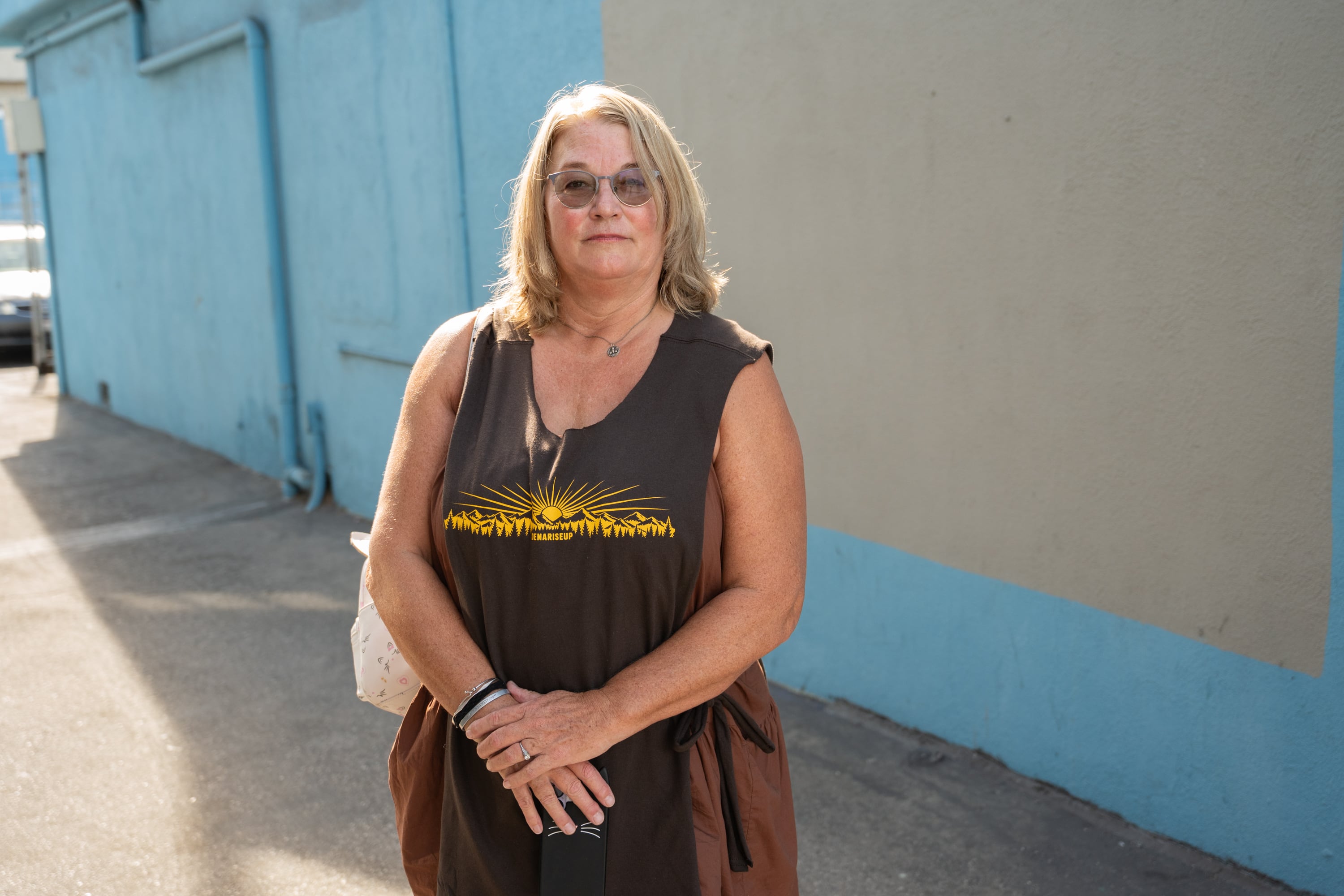 Marialyce Pedersen in Pasadena, California, on August 18.