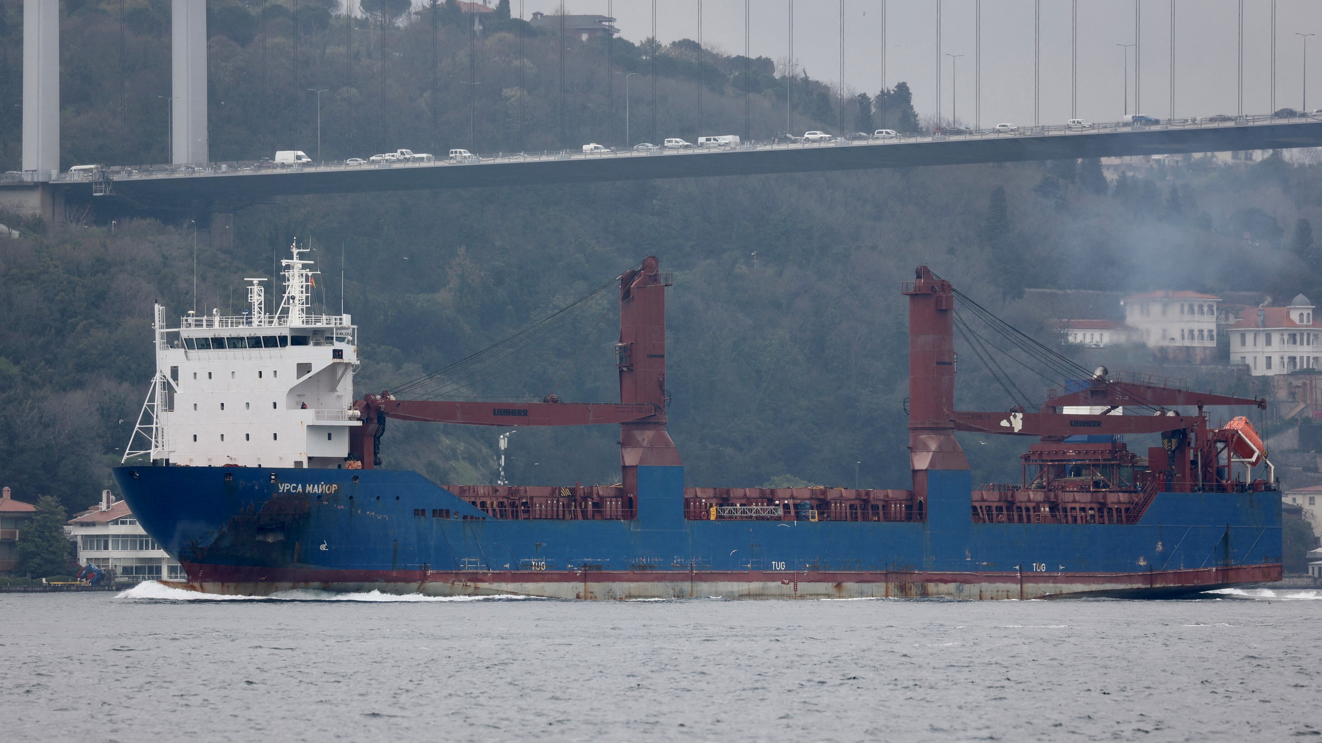 The fate of the ‘Ursa Major’: Mystery surrounds Russian ship sunk off the coast of Spain carrying nuclear material