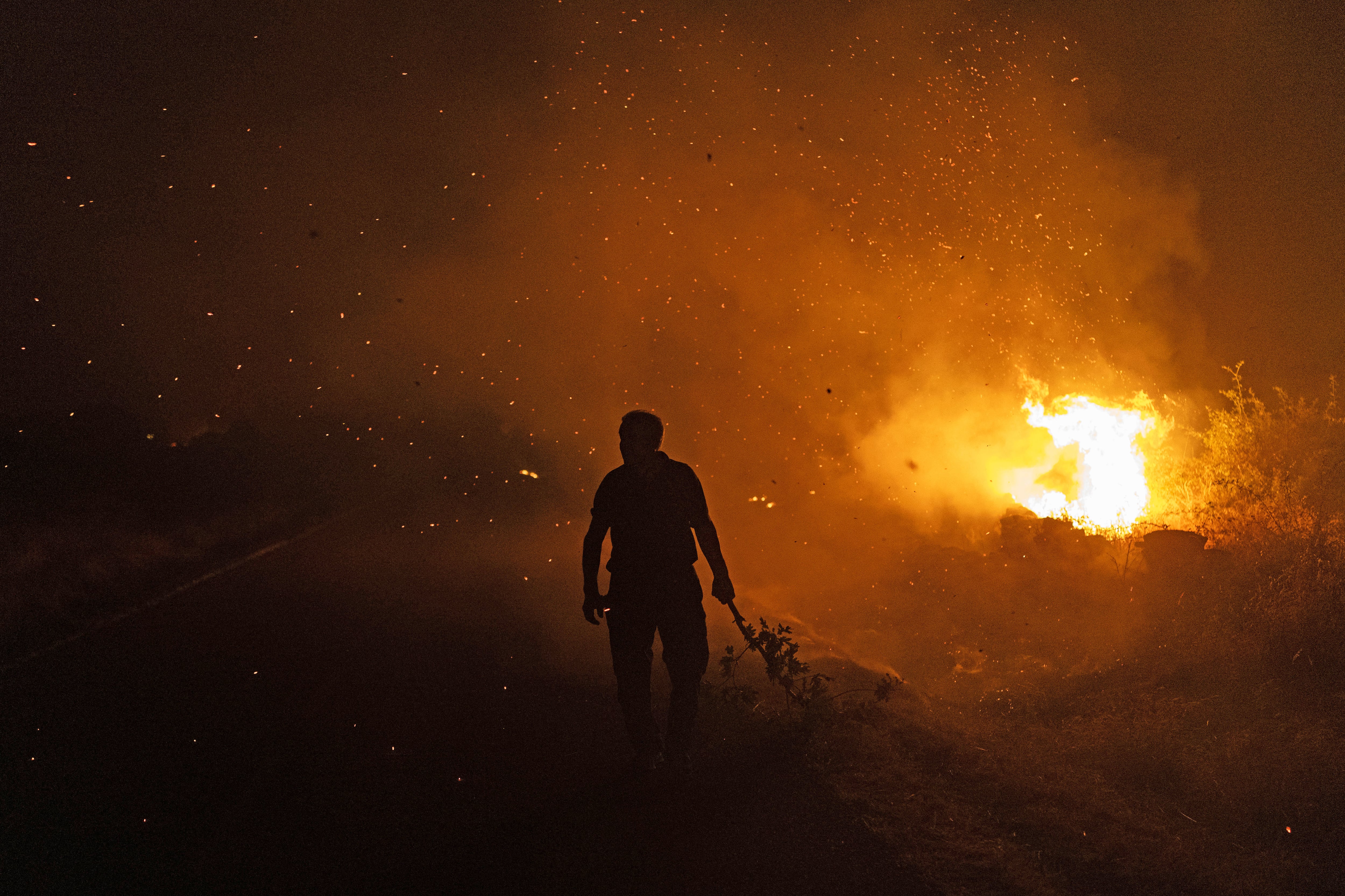 Climate change fuels record-breaking fires in Spain’s hottest July on record