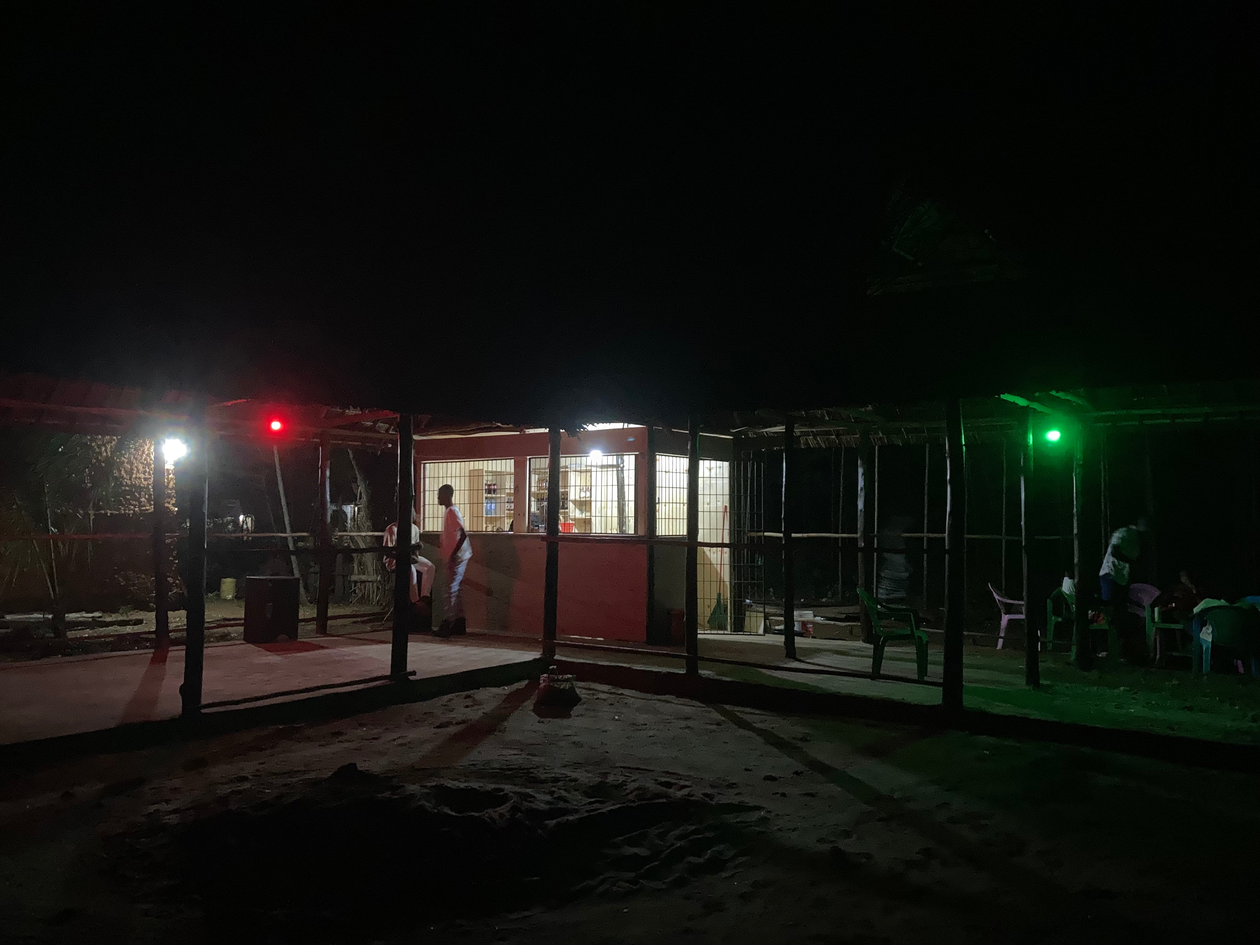 The local bar near the adobe houses where Grace and Robert live, on December 25, 2024.
