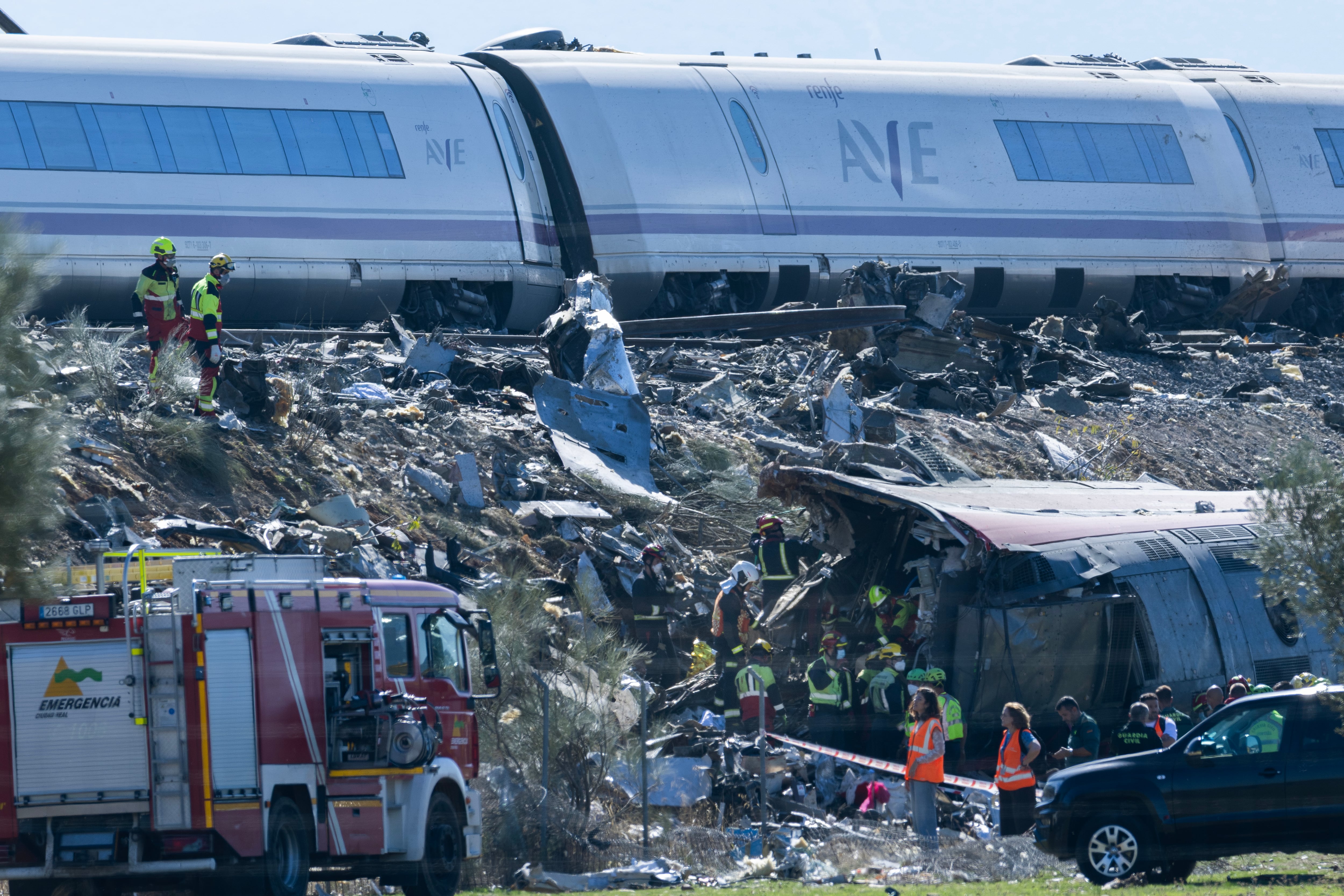 At least 64 people killed in high-speed rail crash in Spain