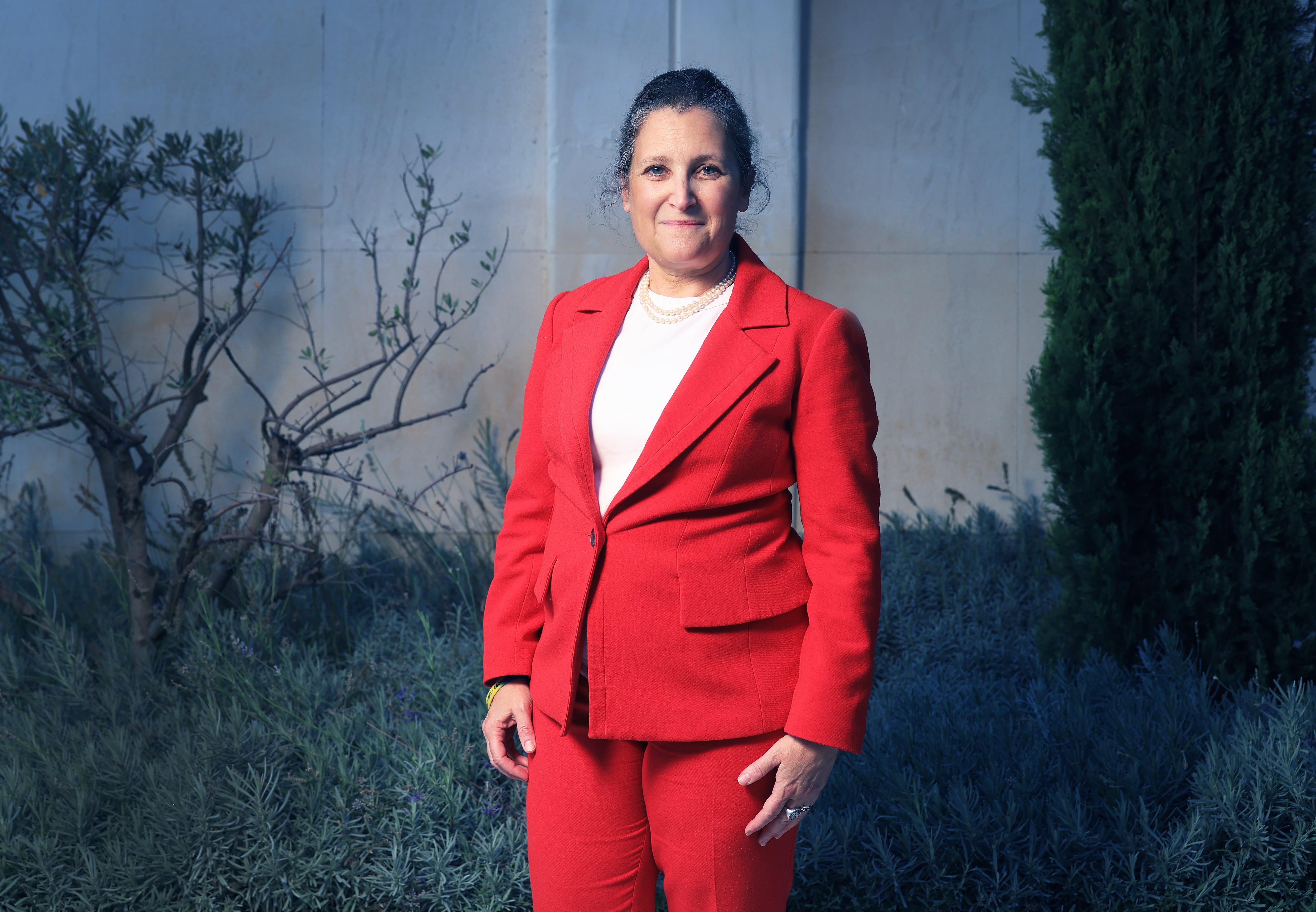 Freeland, on October 13 in Madrid.
