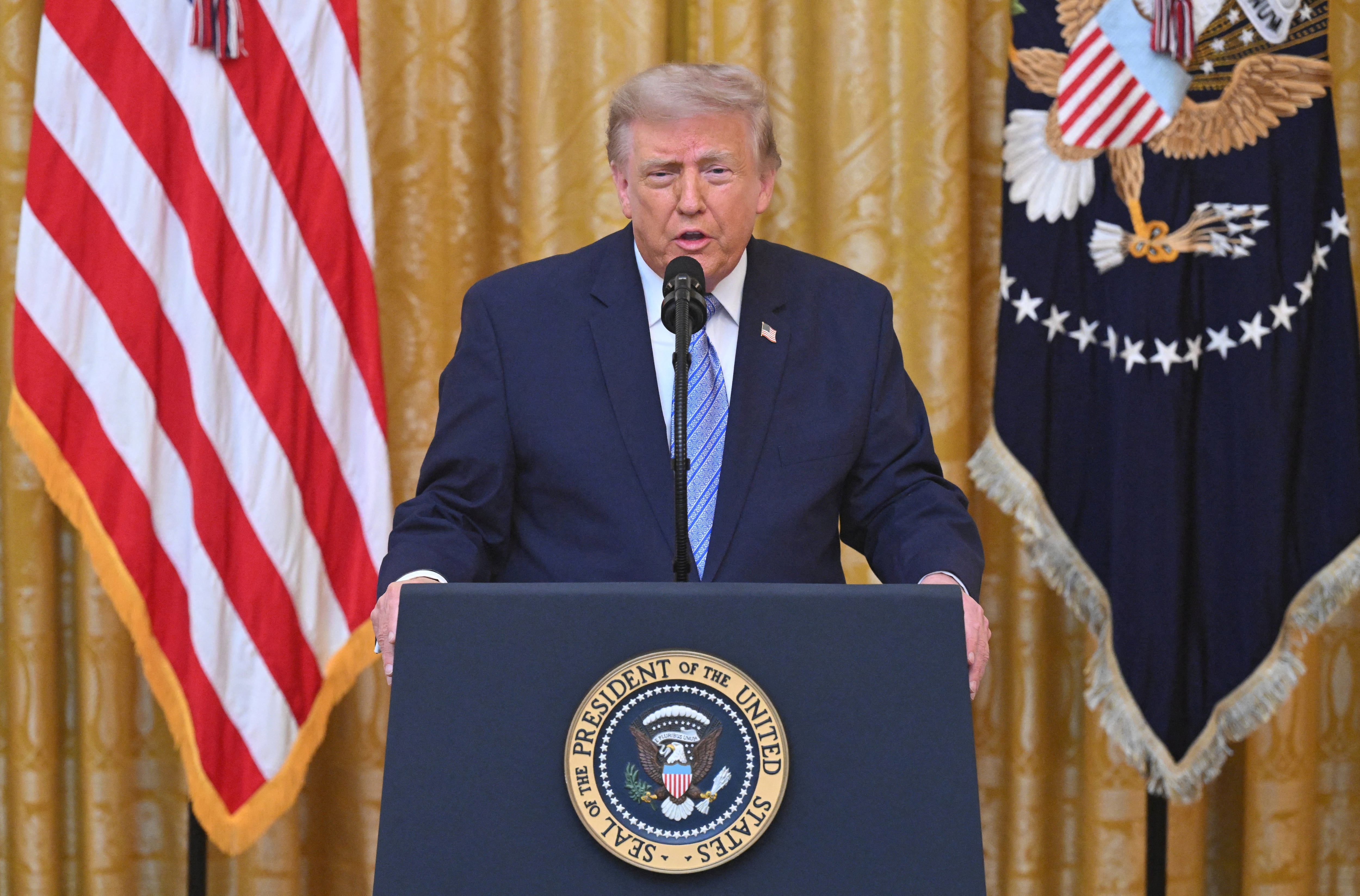 Trump uses national address to revive false claims of 2020 election fraud and exaggerate China’s role in his defeat
