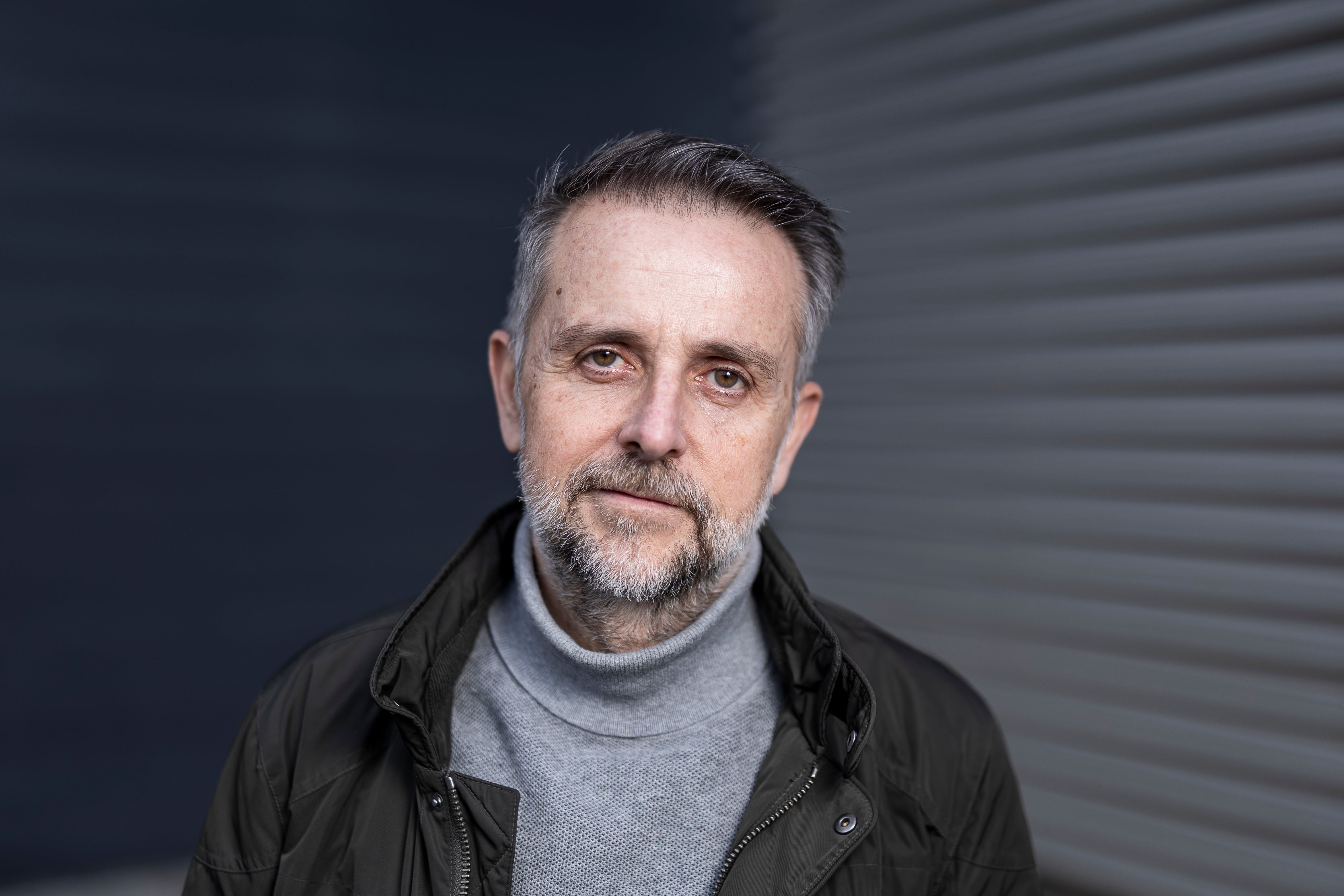 Xavier Ruido, suffering from chronic pain, photographed at the Fira Barcelona fairgrounds.

