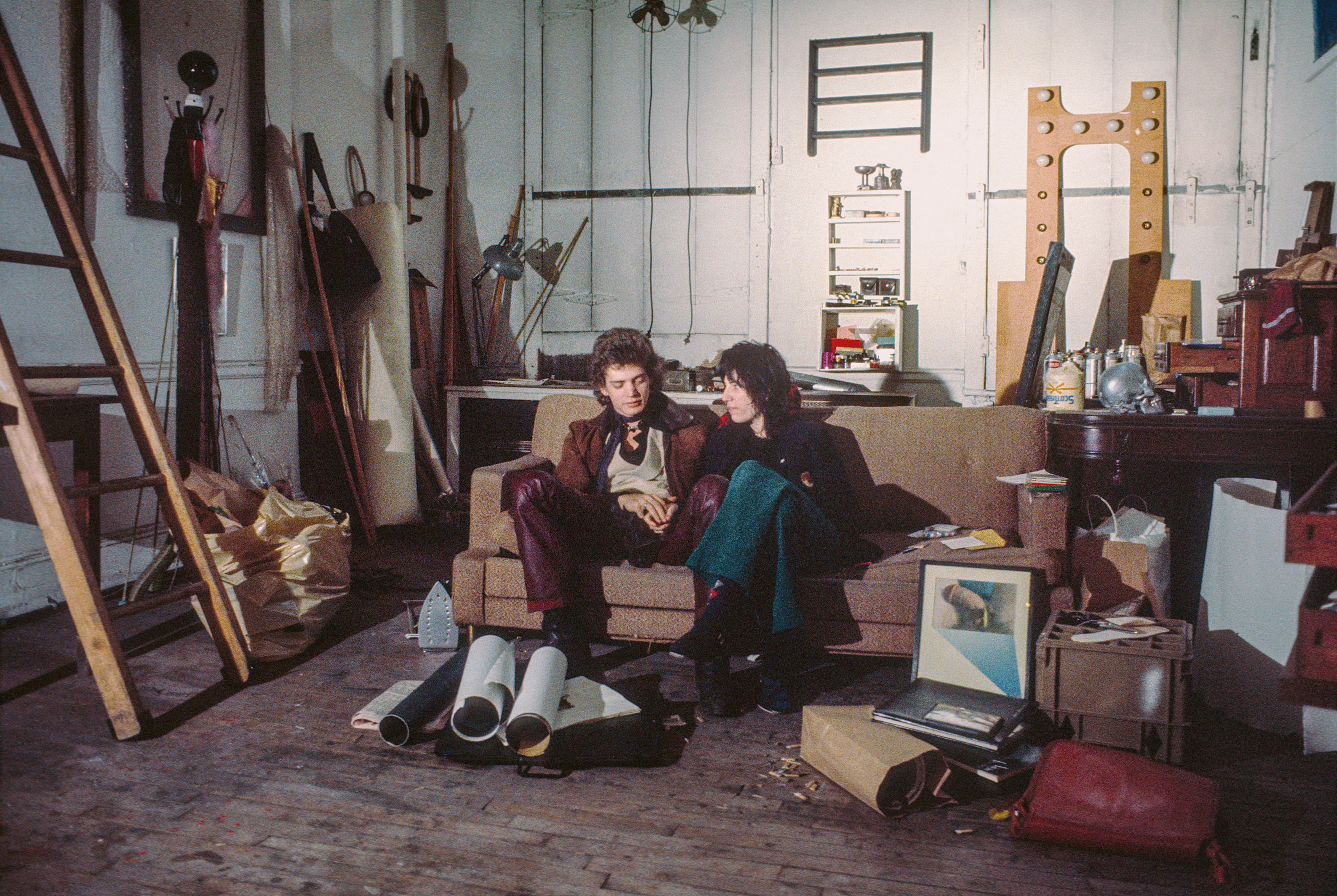 An open door into the rooms of Patti Smith, Robert Mapplethorpe, and other residents of the legendary Chelsea Hotel