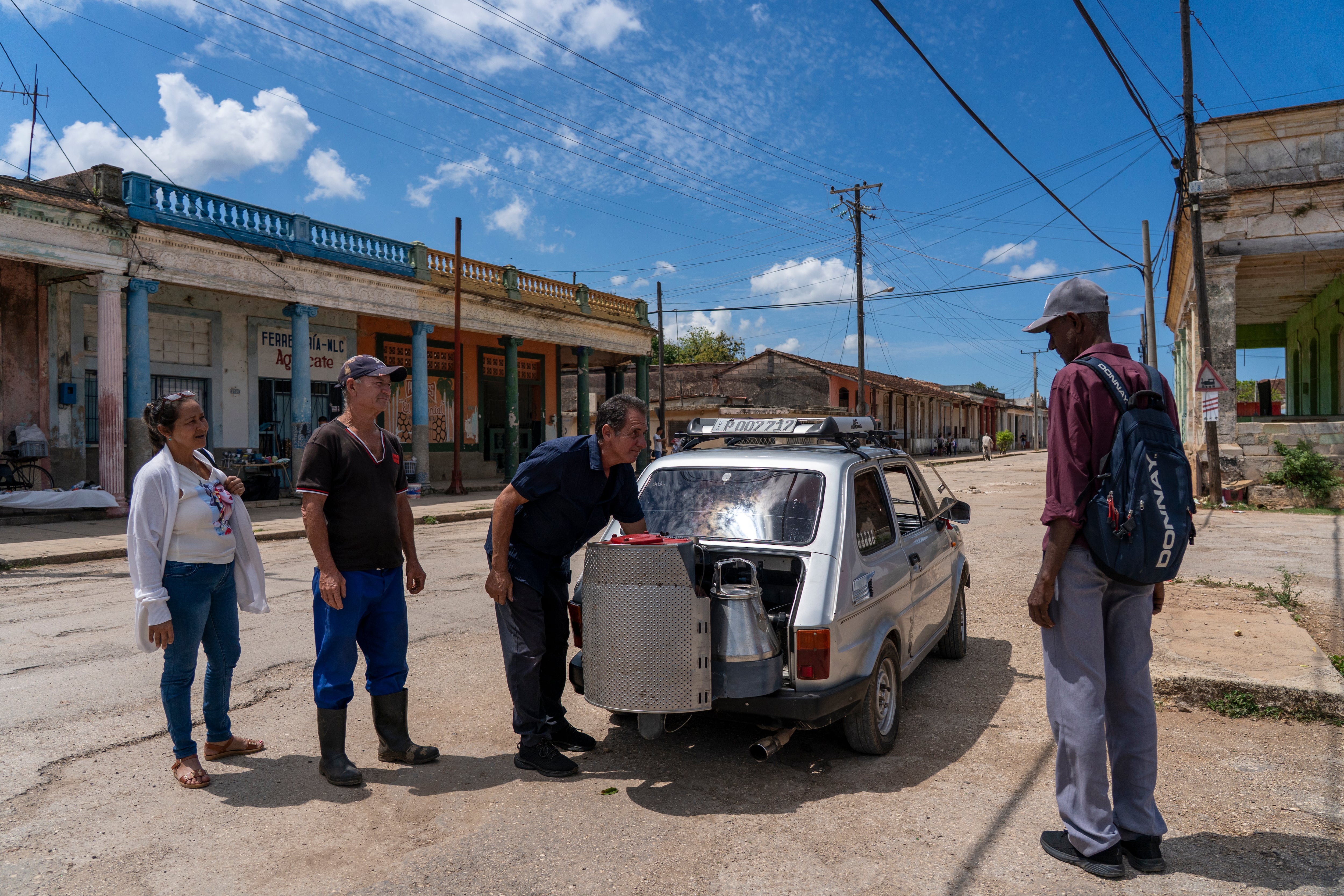Wizards at handling scarcity in Cuba: residents turn to coal-powered cars and rainwater toilets